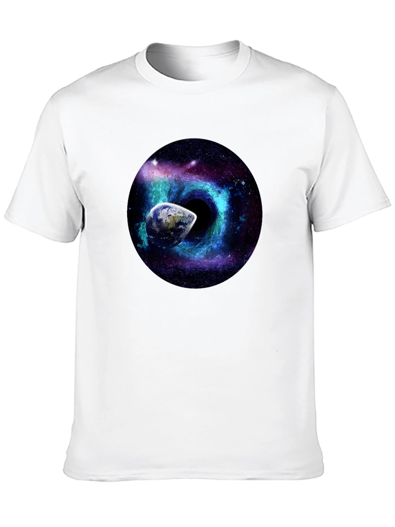 Cosmic Black Hole Earth T-Shirt