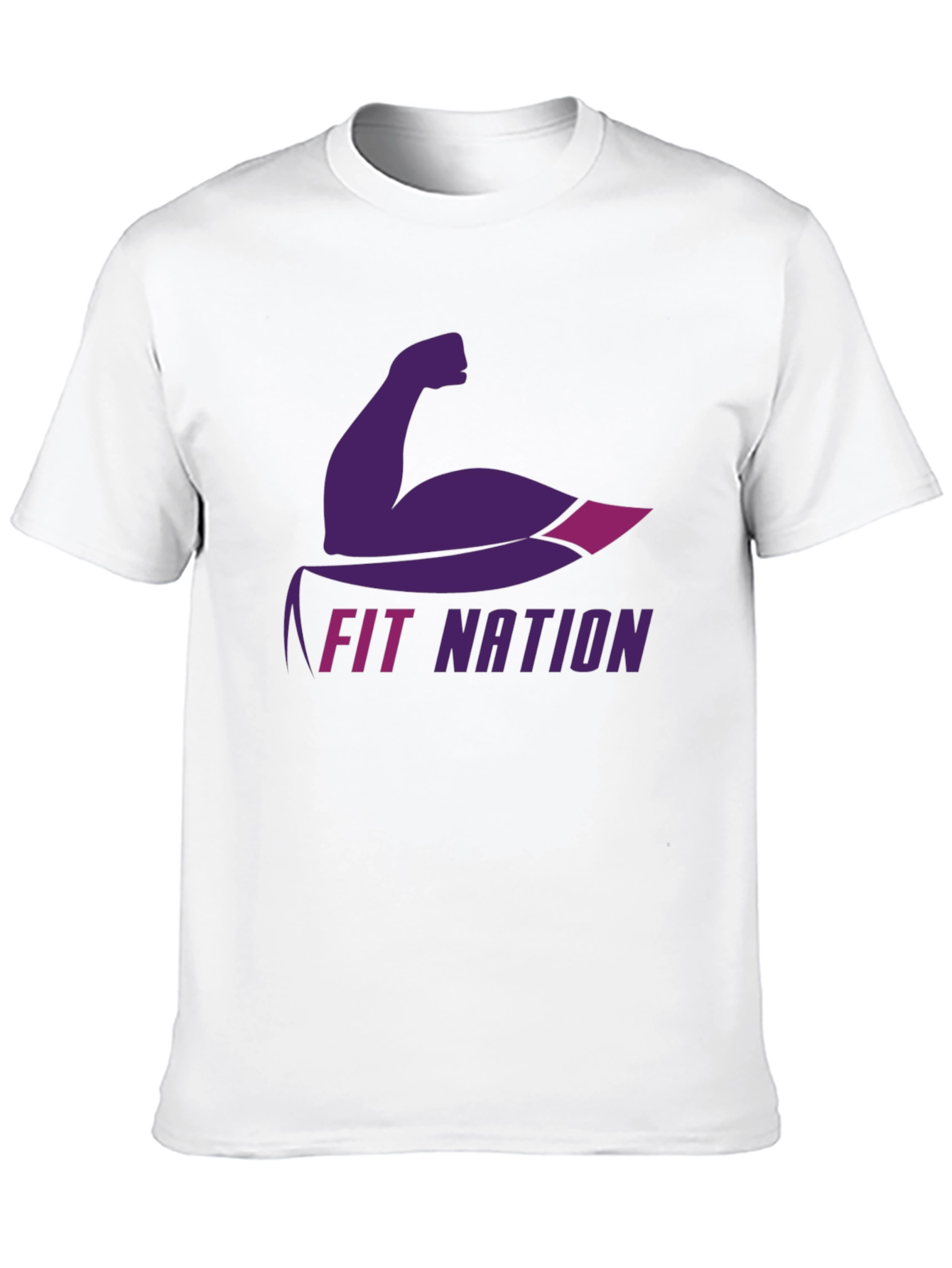 Fit Nation T-Shirt - Muscle Graphic Tee