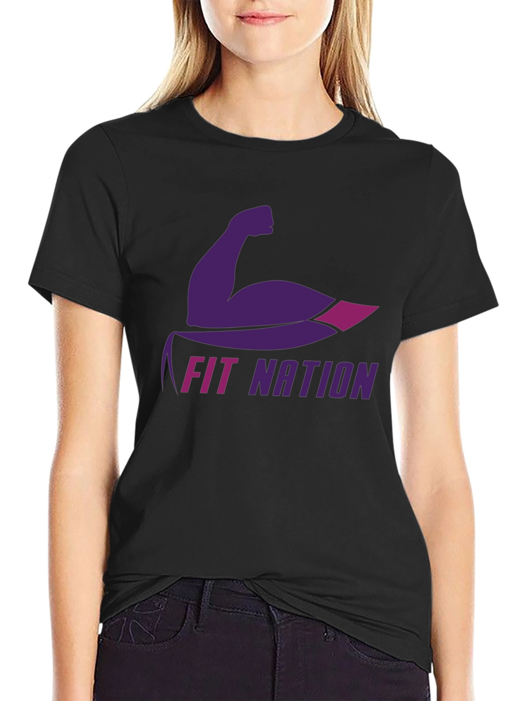 Fit Nation T-Shirt - Muscle Graphic Tee