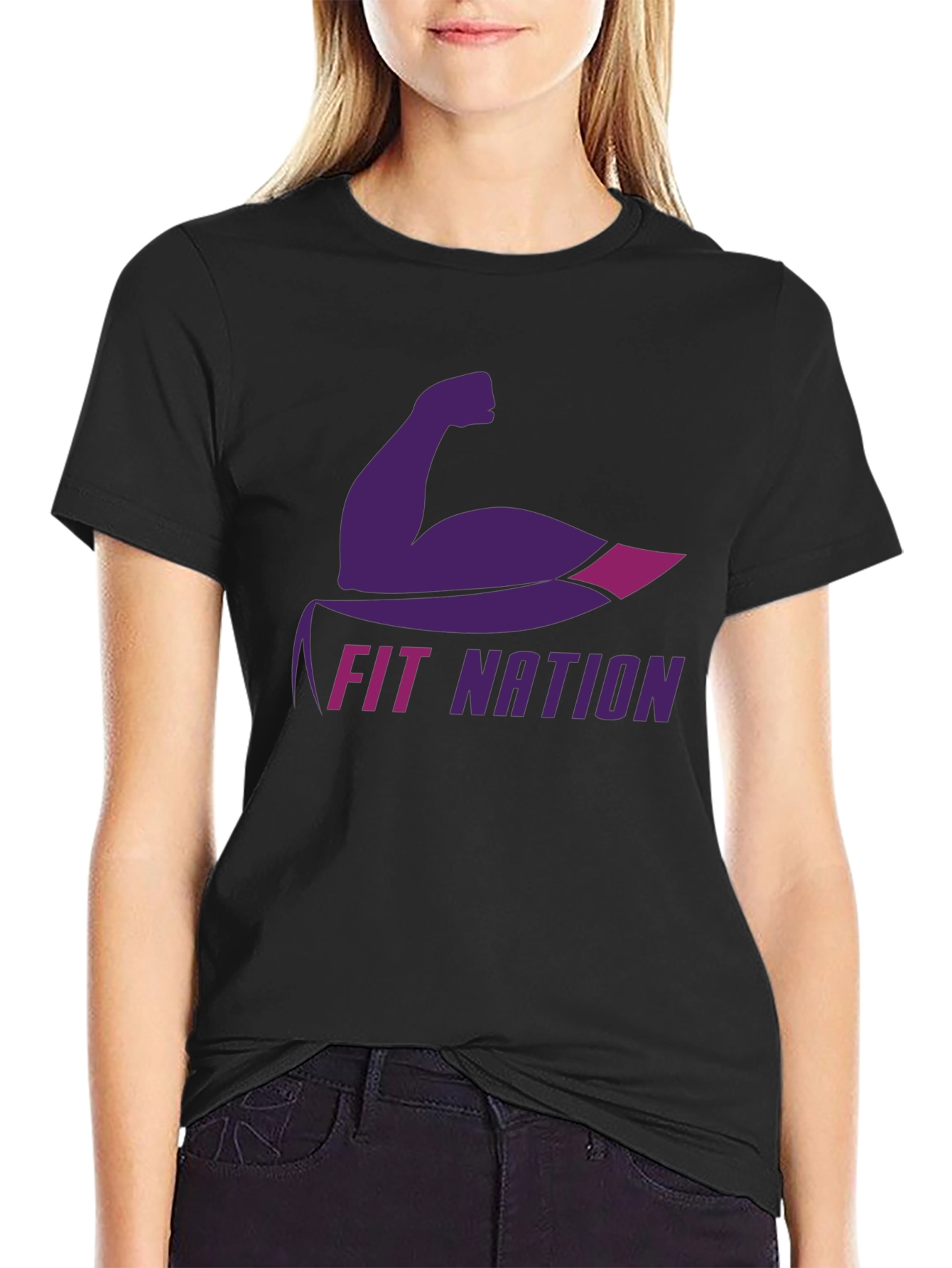Fit Nation T-Shirt - Muscle Graphic Tee