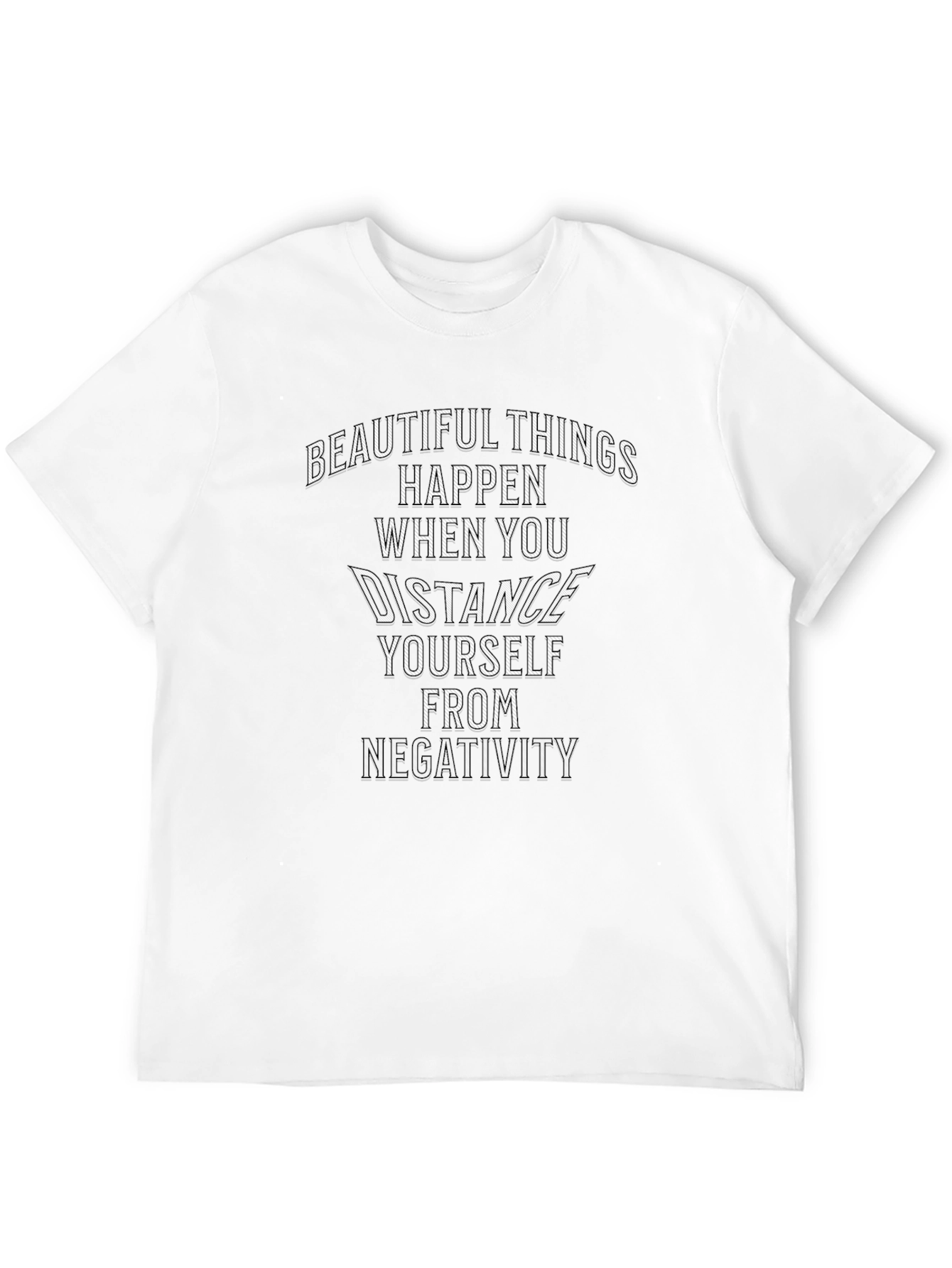 Inspirational Graphic Tee - Beautiful Things Happen T-Shirt