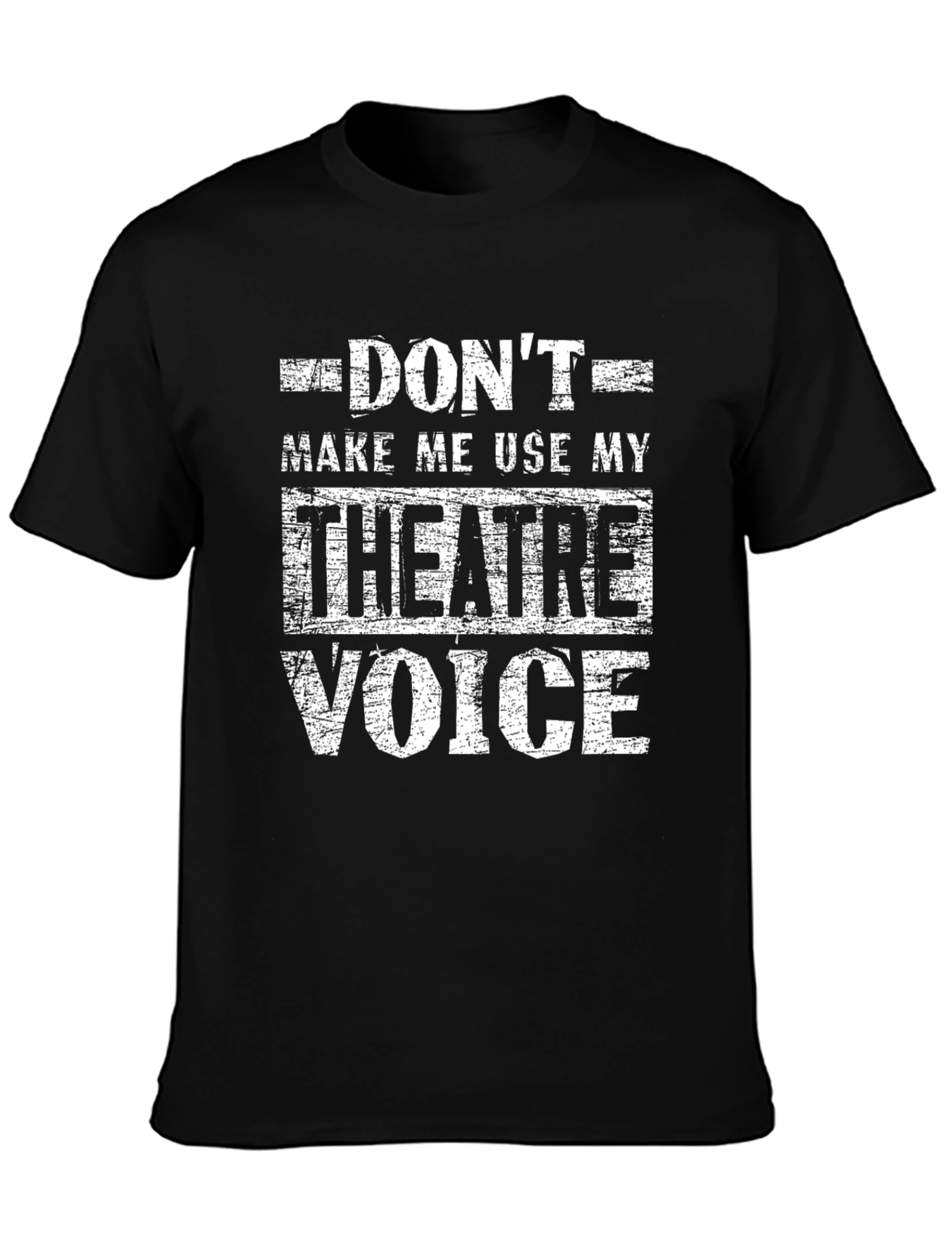 Theatre Voice Graphic Tee - Funny Drama T-Shirt