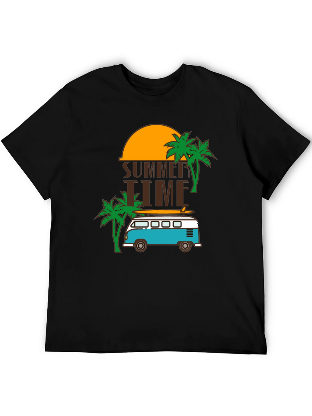 Summer Time Beach Van Graphic Tee
