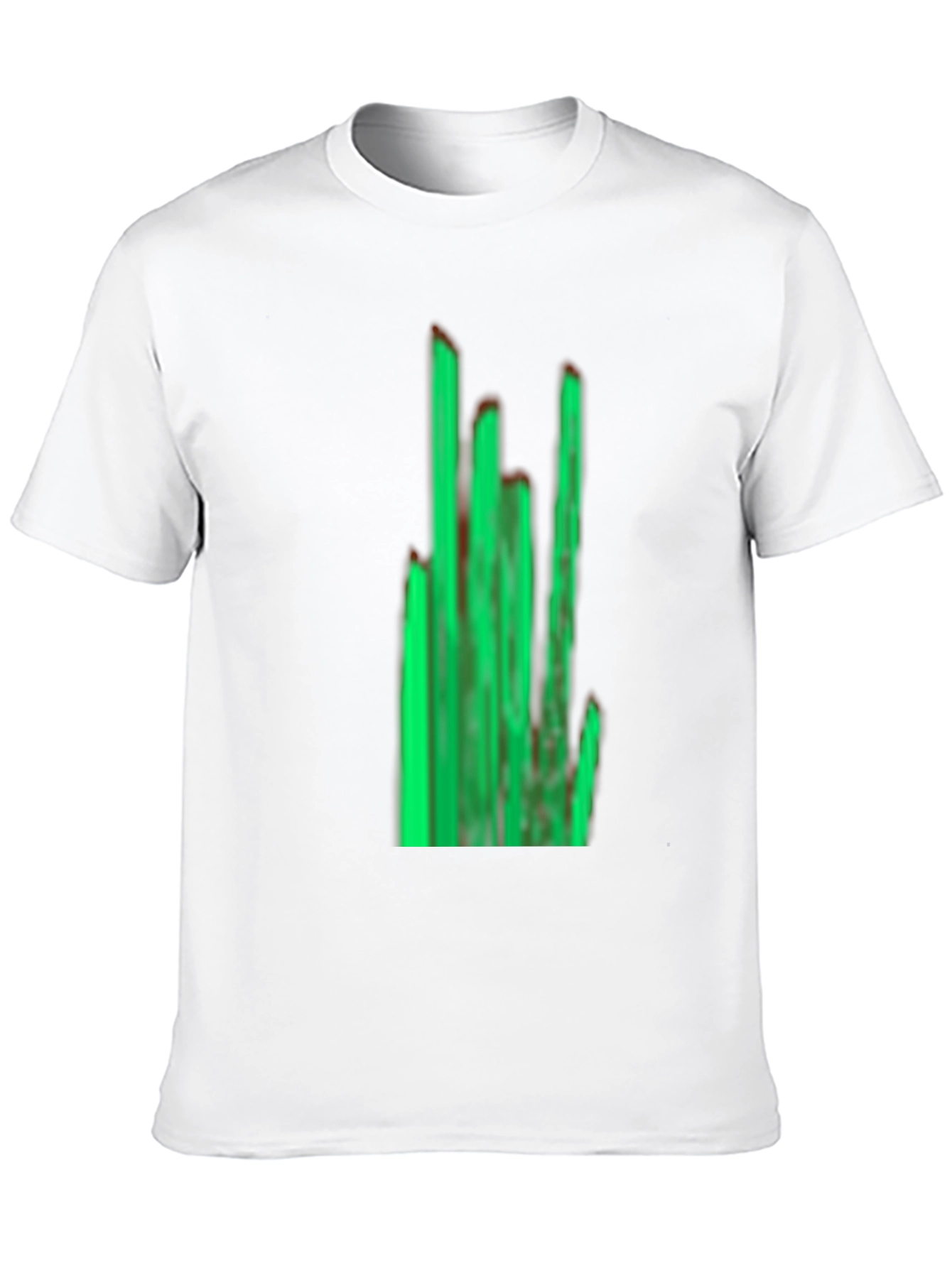Green Graphic Black T-Shirt