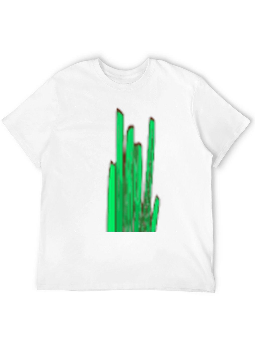 Green Graphic Black T-Shirt