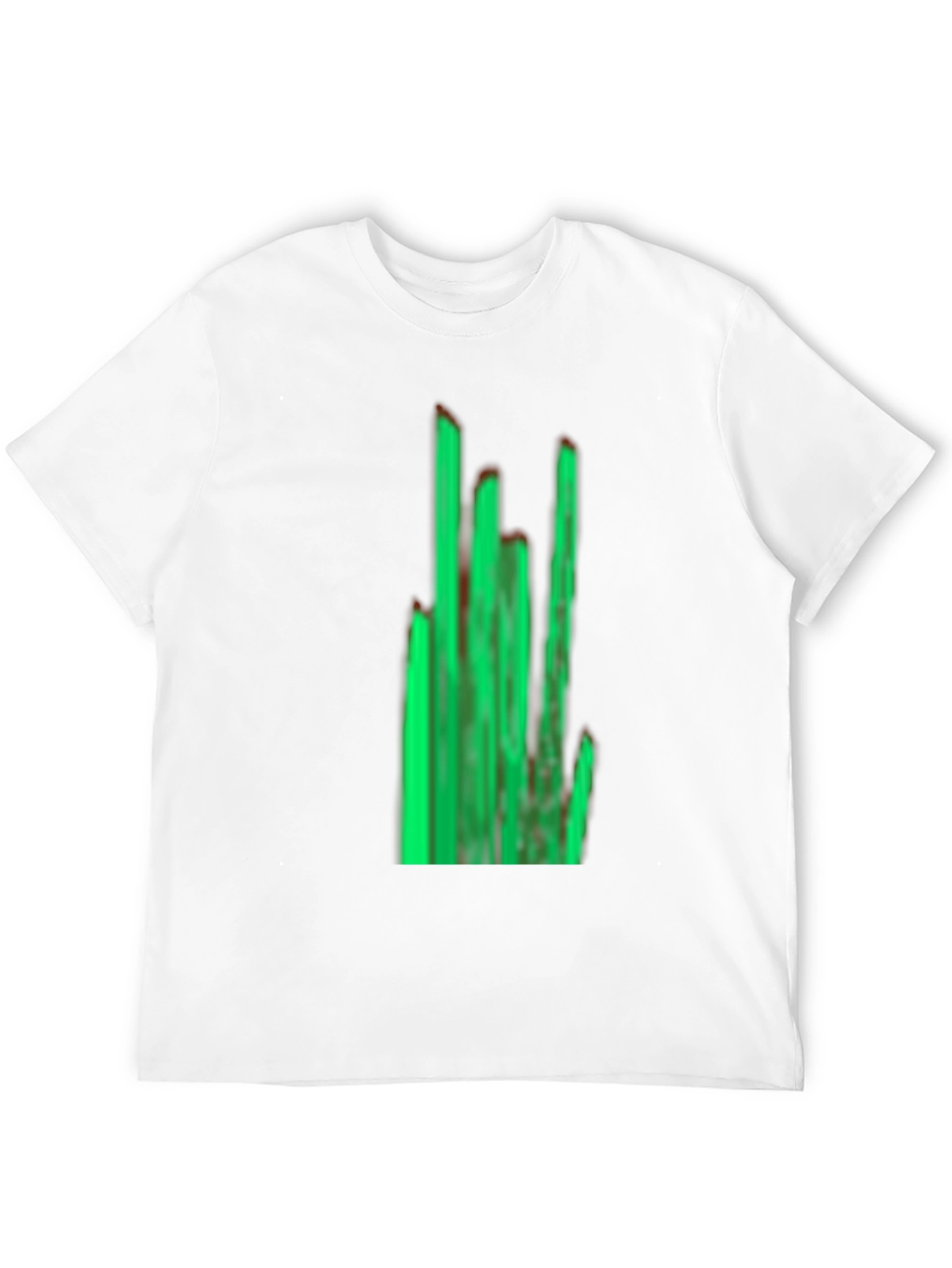 Green Graphic Black T-Shirt