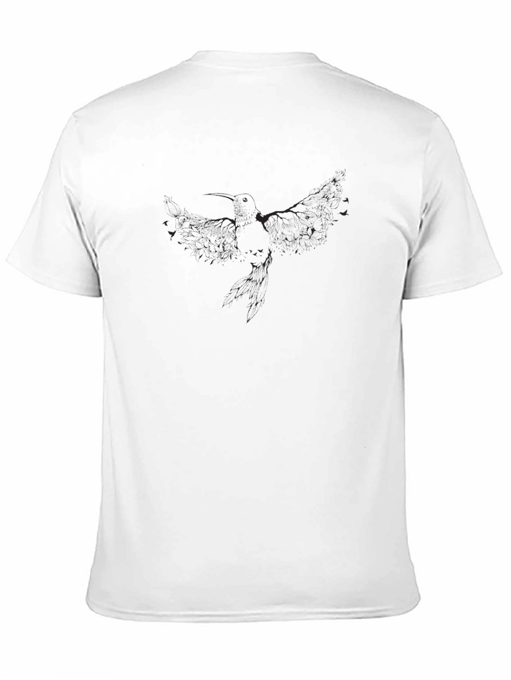 Mens Black Graphic Print Short Sleeve T-Shirt
