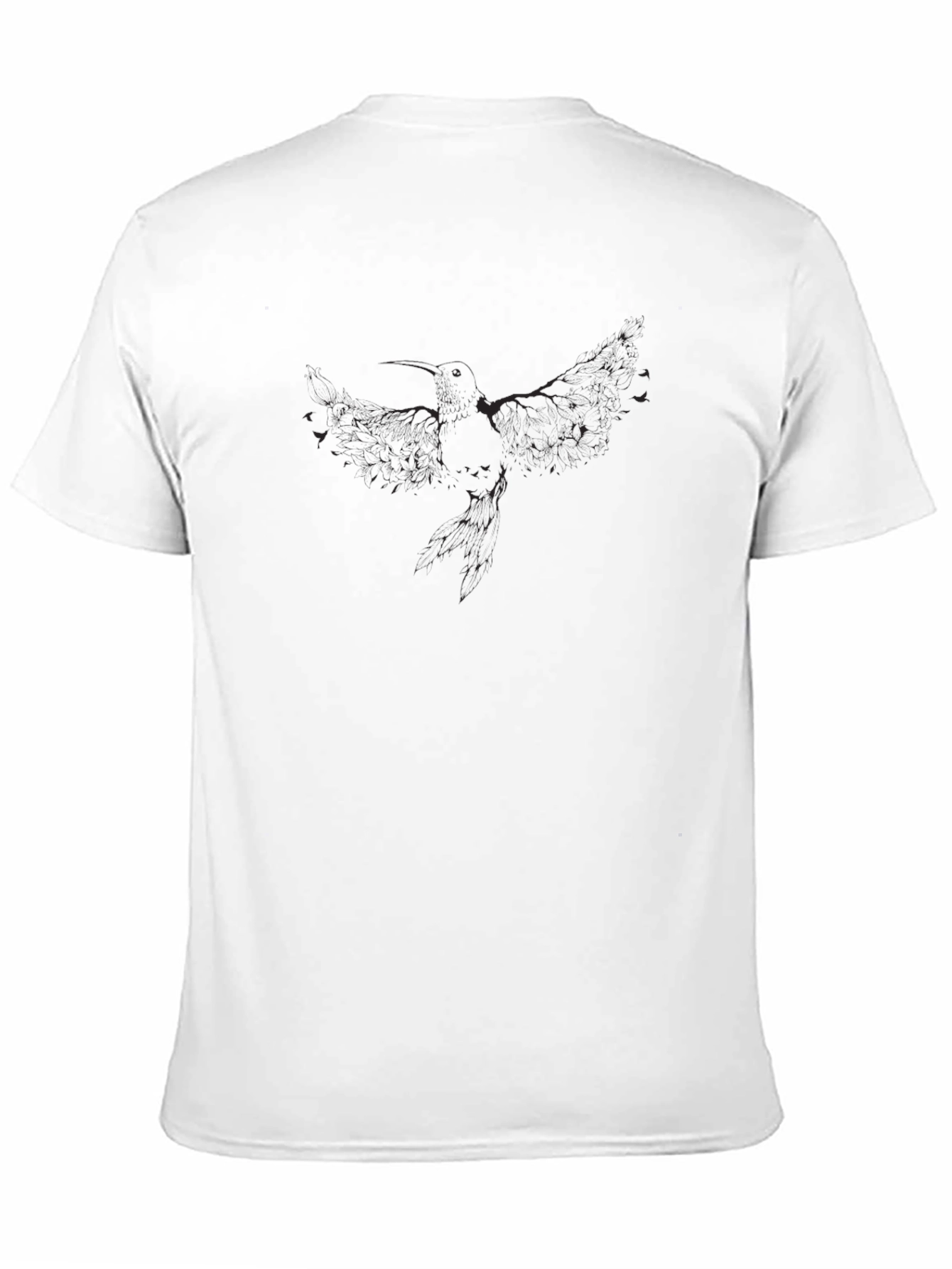 Mens Black Graphic Print Short Sleeve T-Shirt