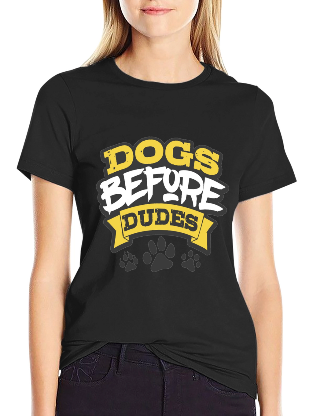 Dogs Before Dudes Graphic T-Shirt