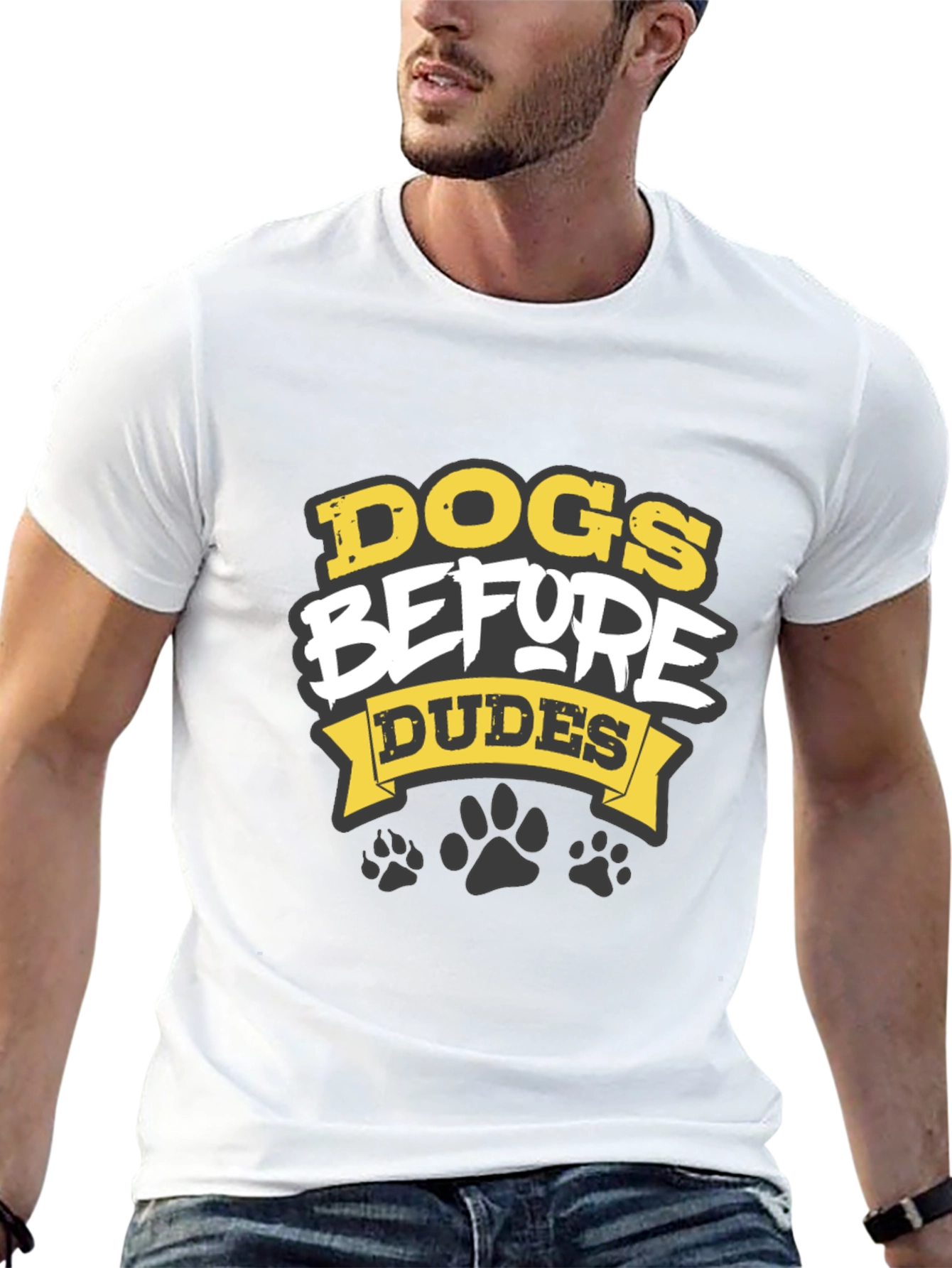 Dogs Before Dudes Graphic T-Shirt