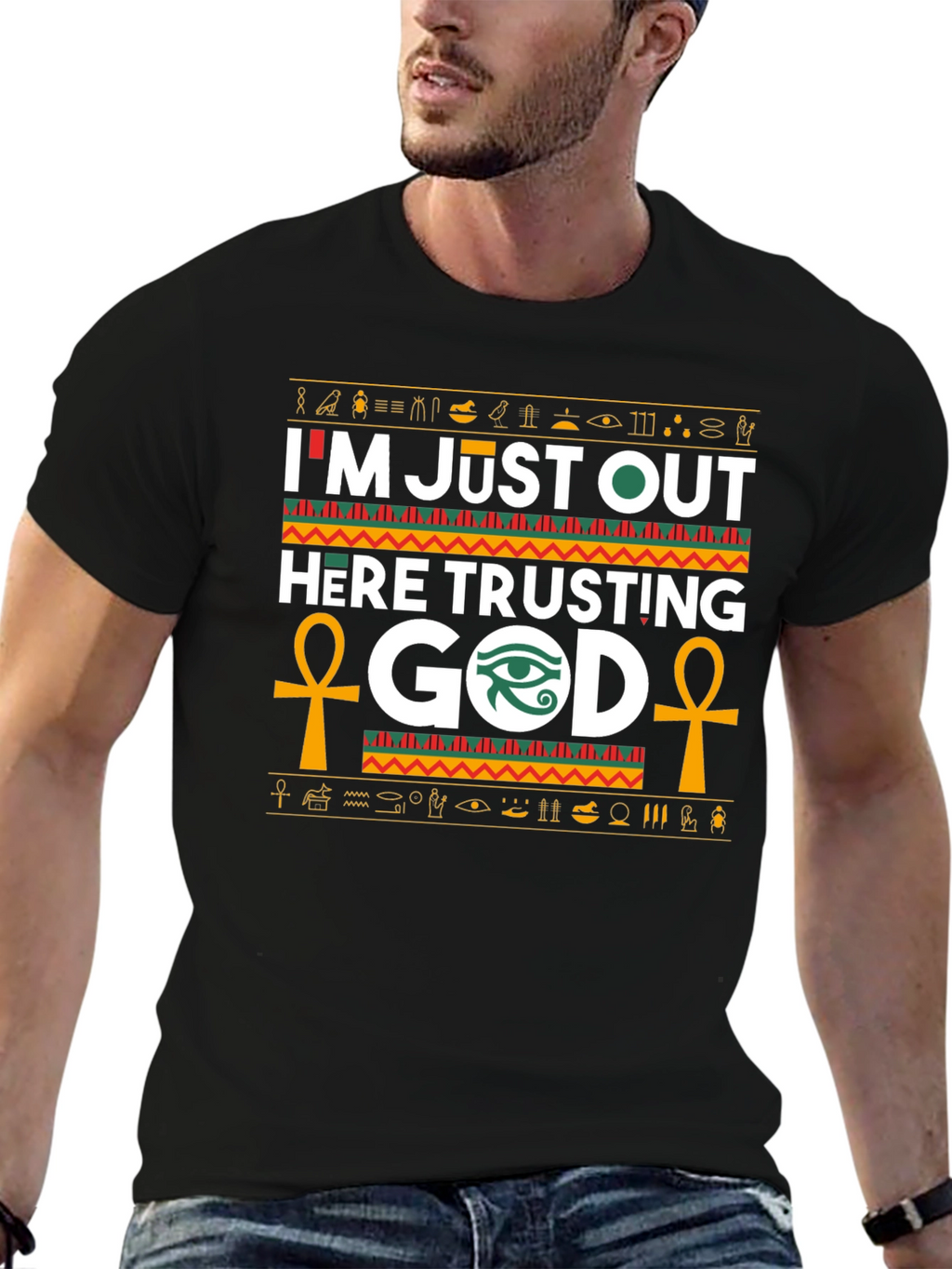Egyptian God Trusting T-Shirt