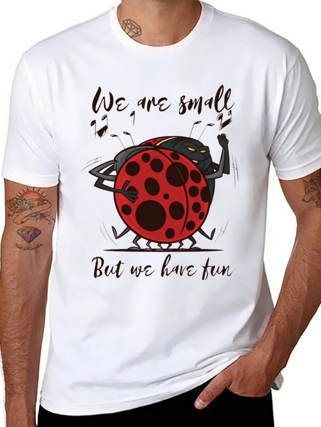 We are Small but We Love Fun Ladybug T-Shirt