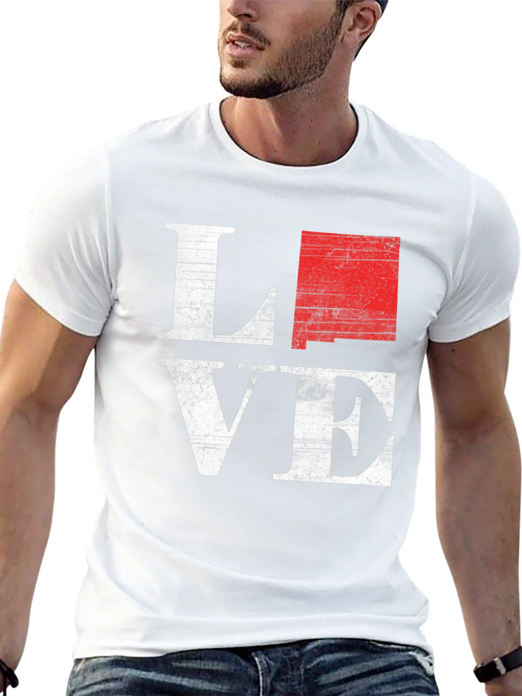 New Mexico LOVE Graphic T-Shirt - Black