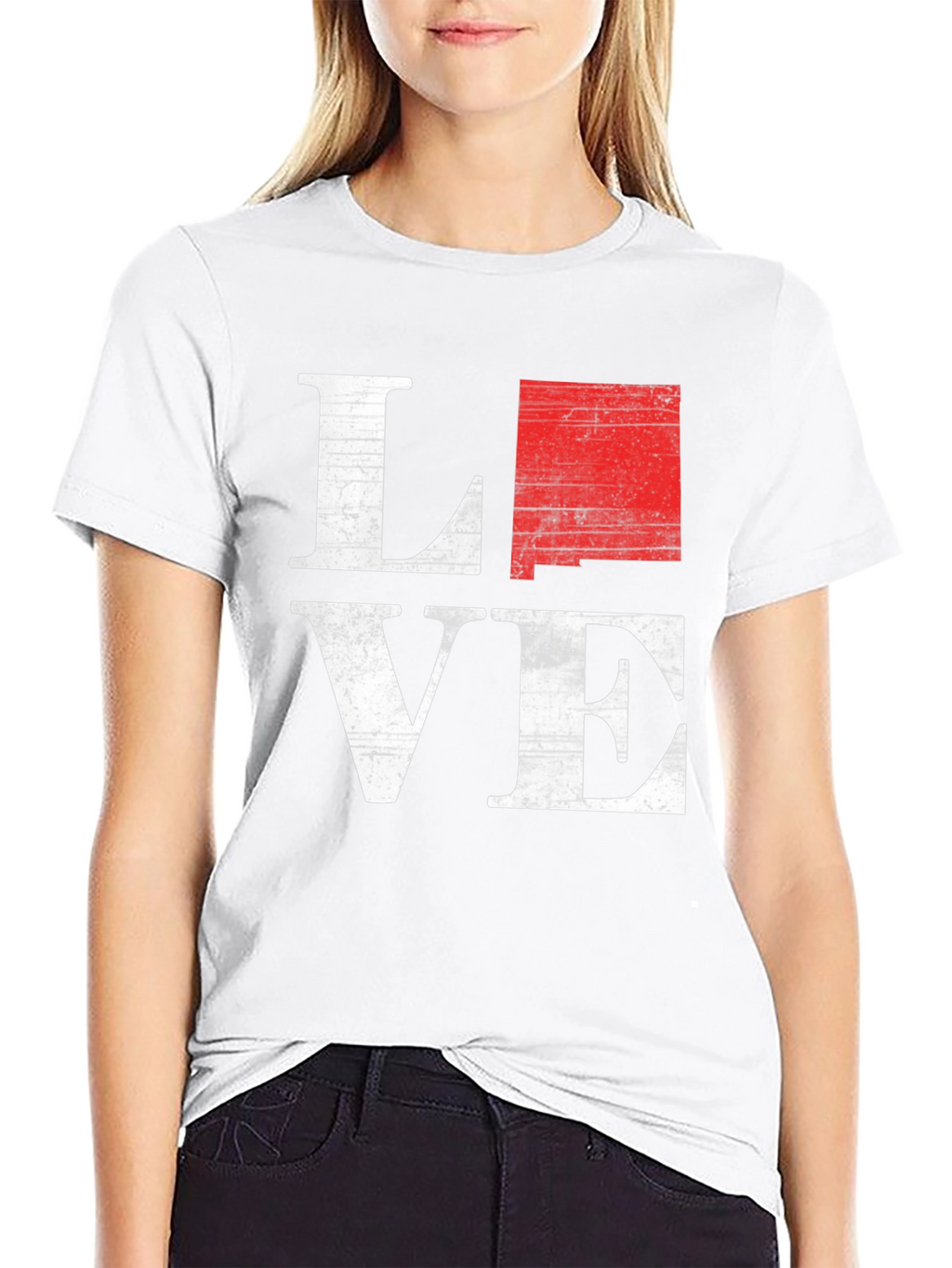 New Mexico LOVE Graphic T-Shirt - Black