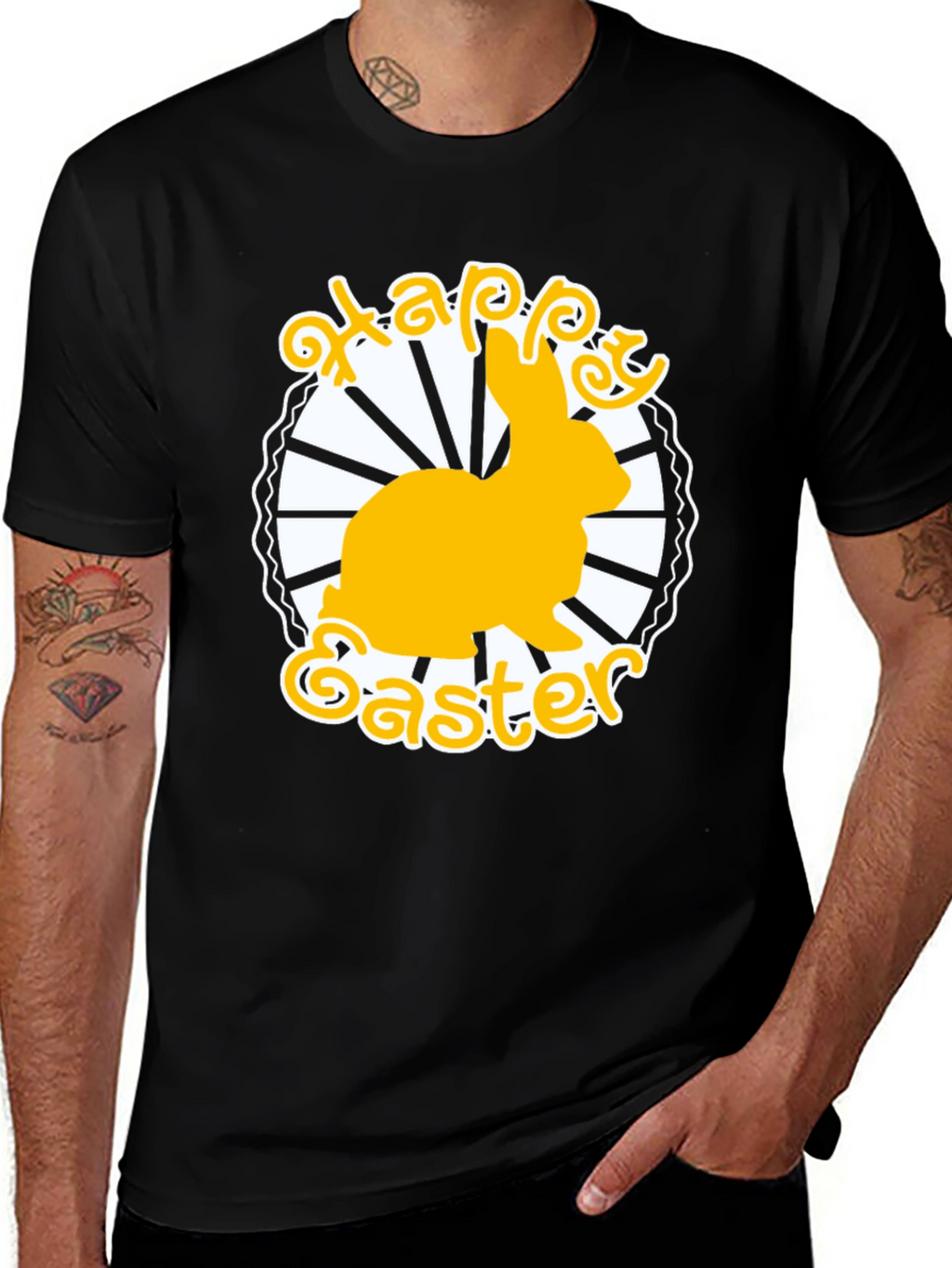 Happy Easter Bunny Graphic T-Shirt
