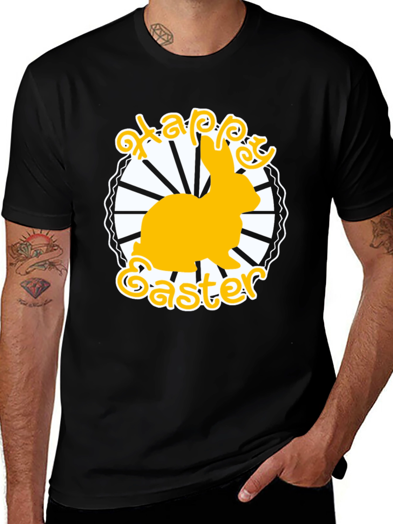 Happy Easter Bunny Graphic T-Shirt