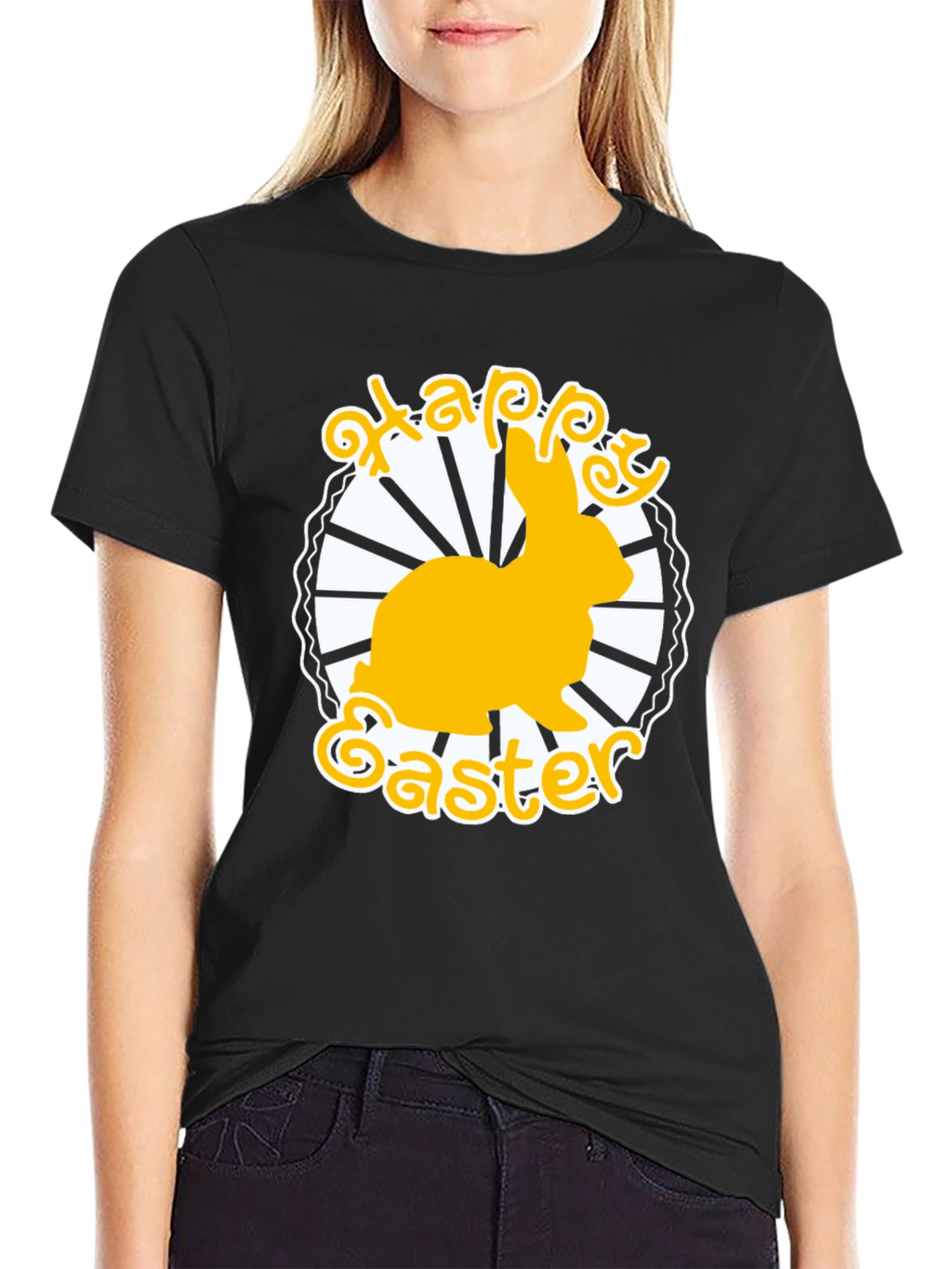 Happy Easter Bunny Graphic T-Shirt
