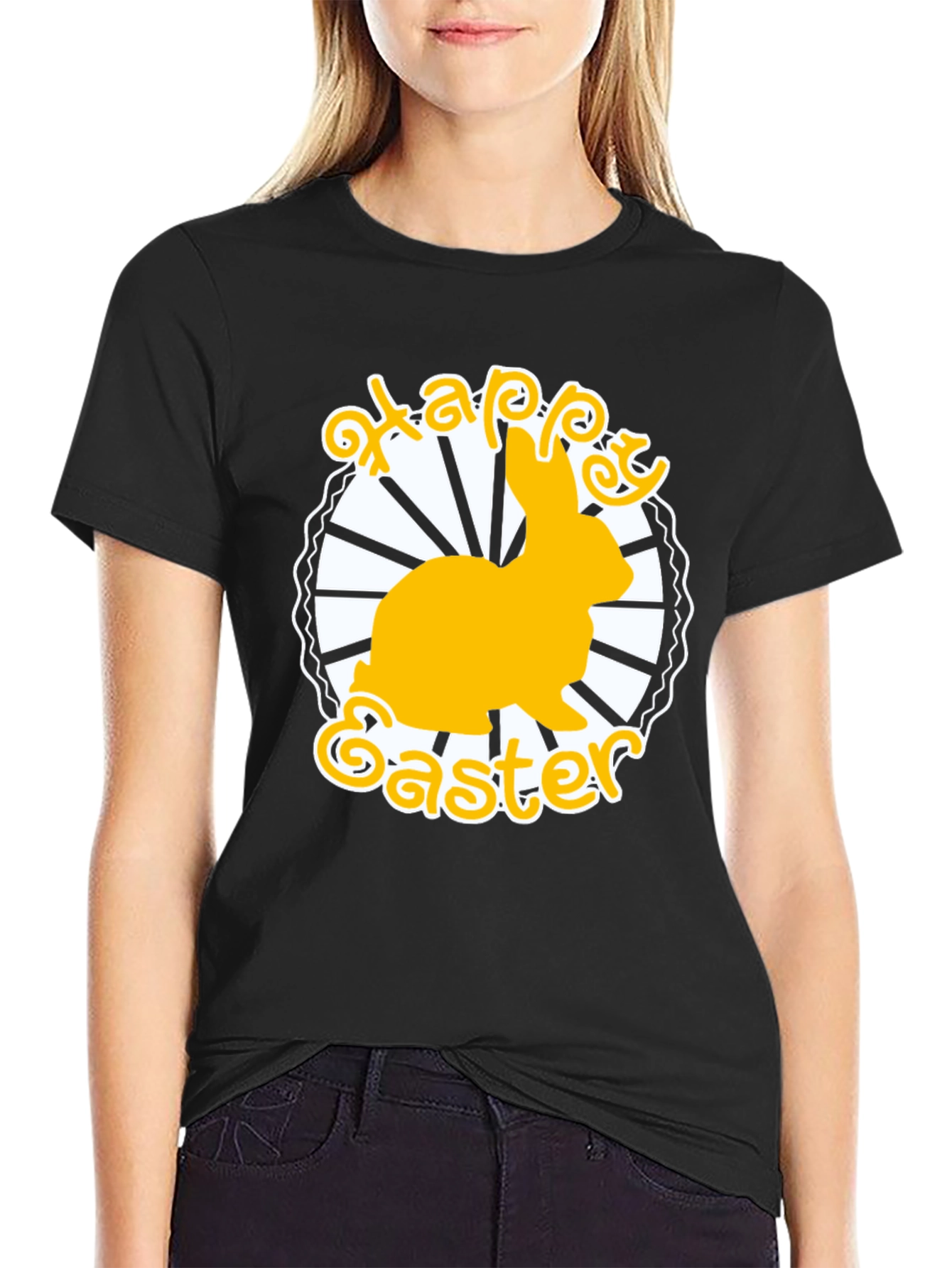 Happy Easter Bunny Graphic T-Shirt