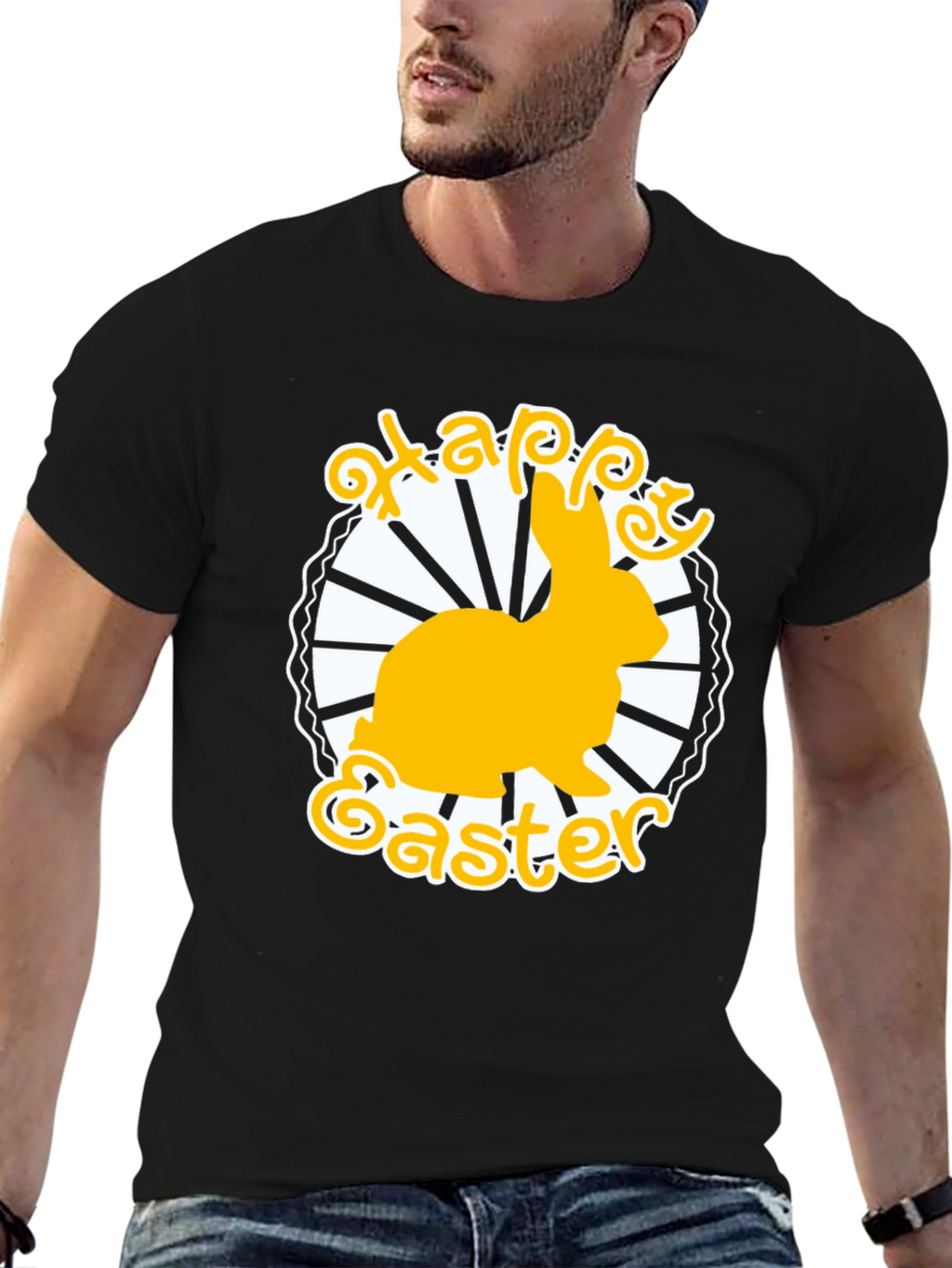 Happy Easter Bunny Graphic T-Shirt