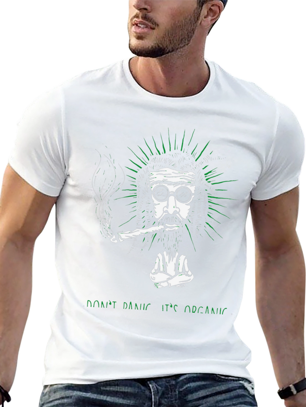 Organic Vibe T-Shirt - Dont Panic Tee