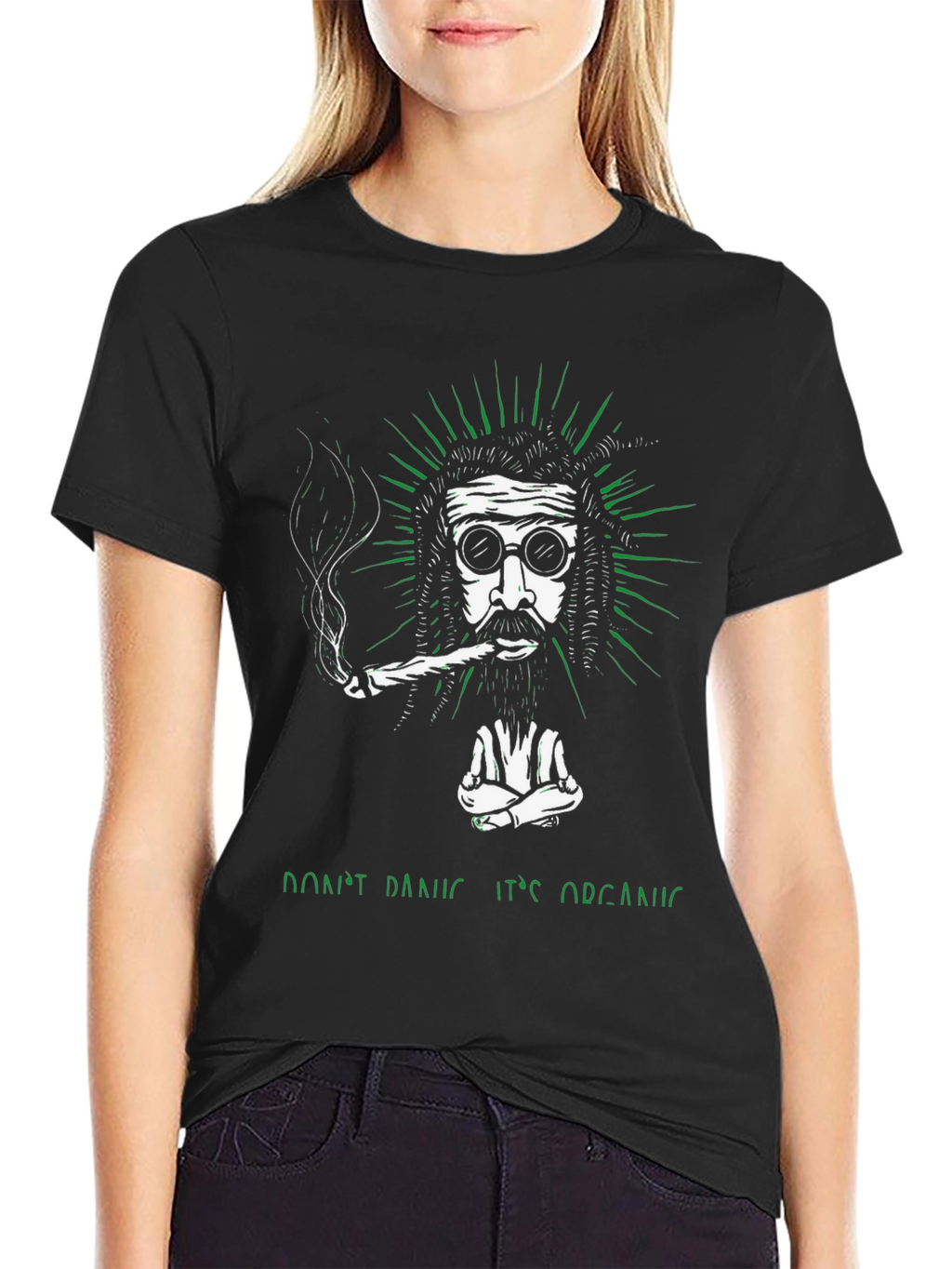 Organic Vibe T-Shirt - Dont Panic Tee