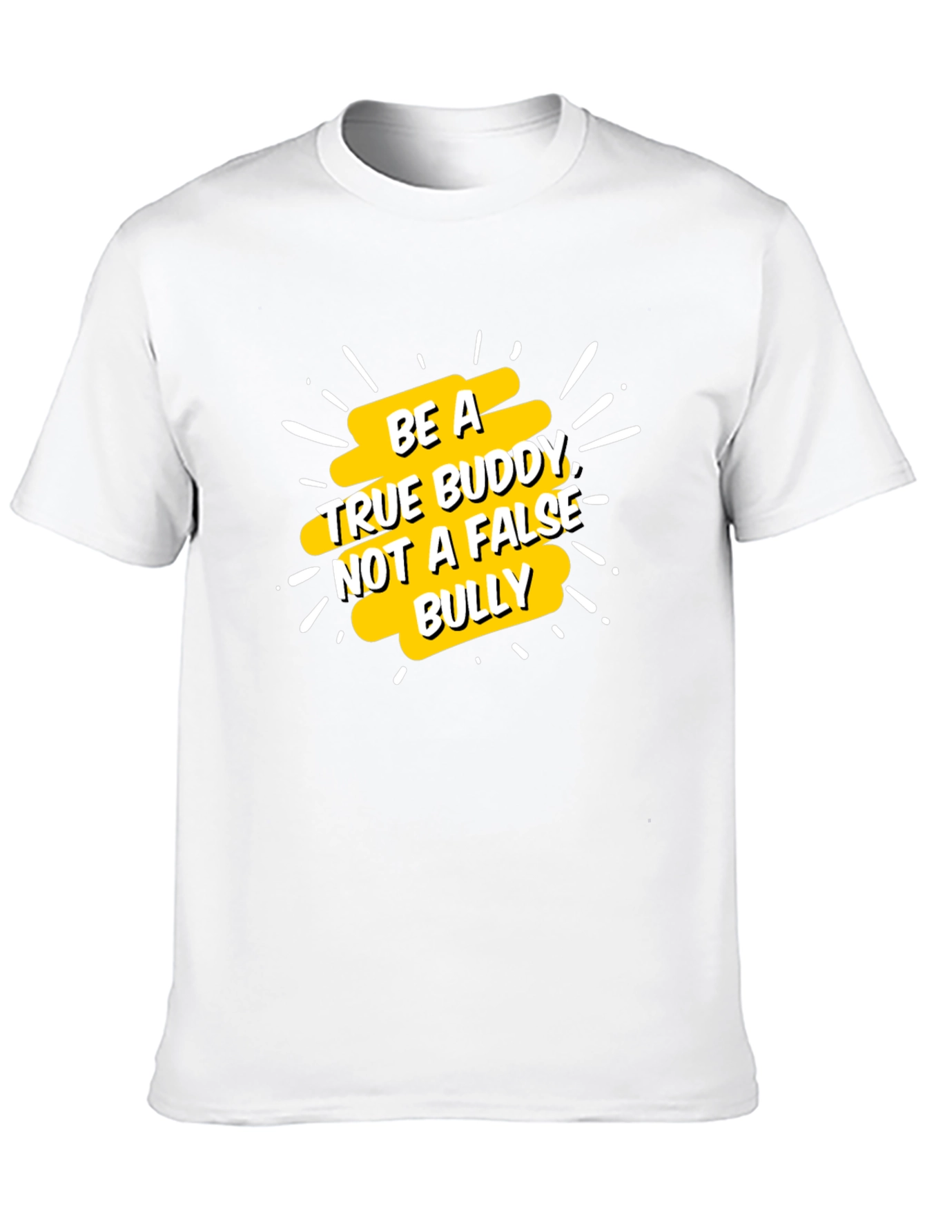 Be a True Buddy Graphic Tee - Black