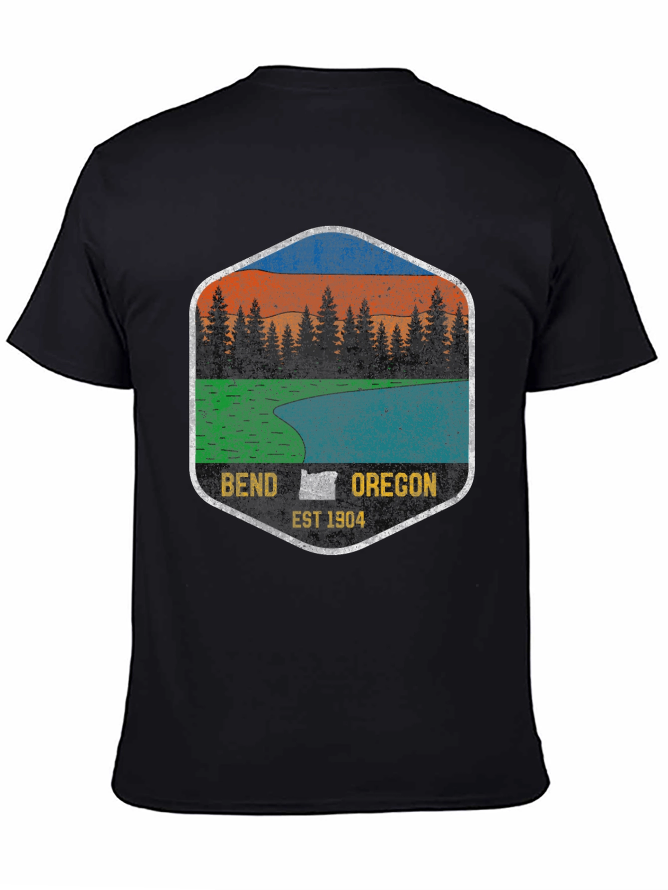Bend Oregon T-Shirt - EST 1904 Retro Graphic Tee