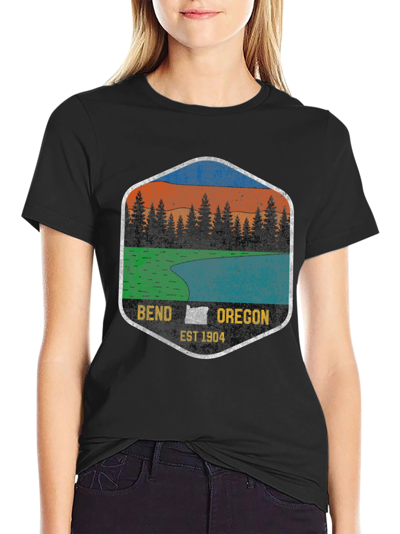 Bend Oregon T-Shirt - EST 1904 Retro Graphic Tee