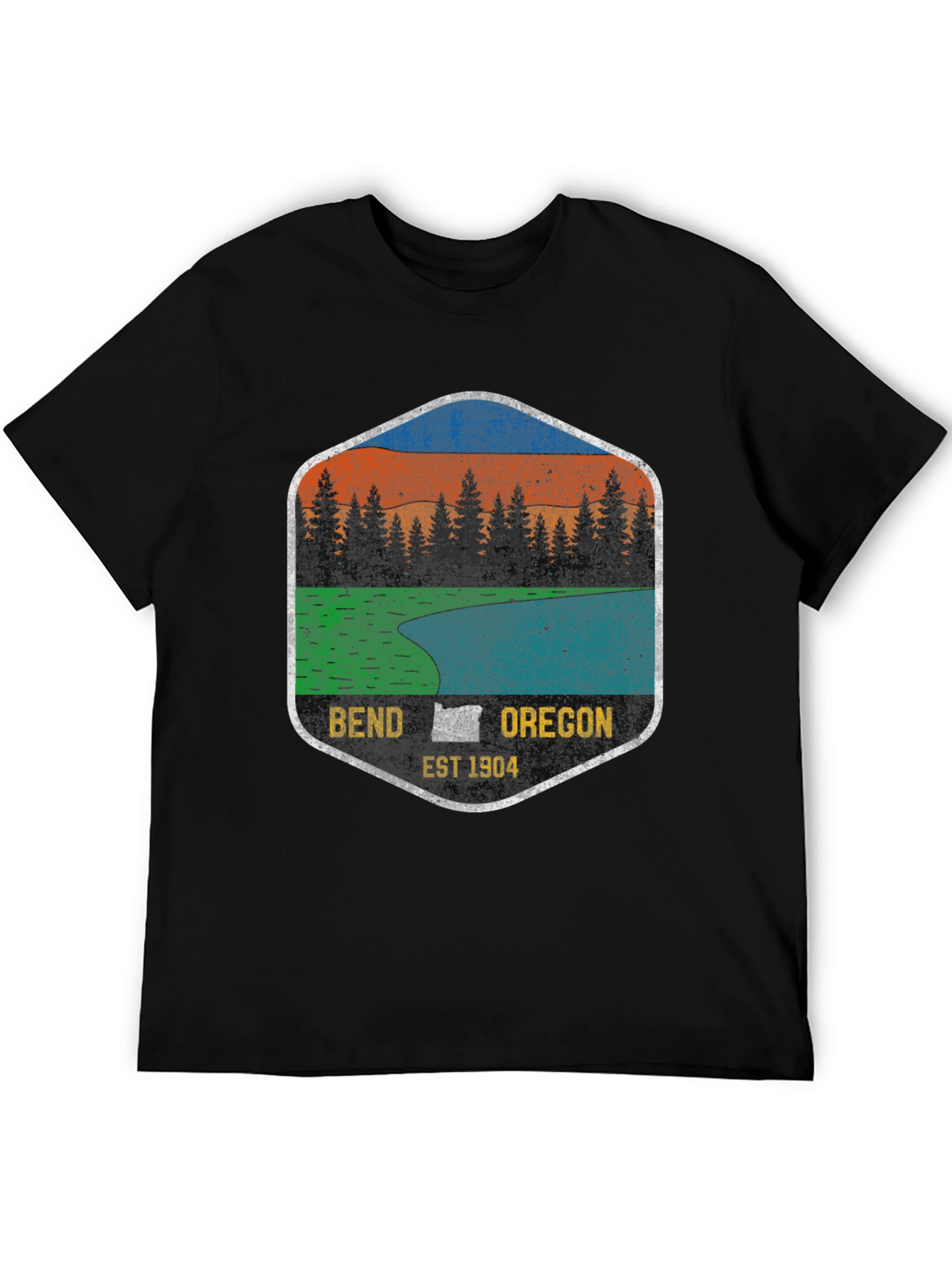 Bend Oregon T-Shirt - EST 1904 Retro Graphic Tee