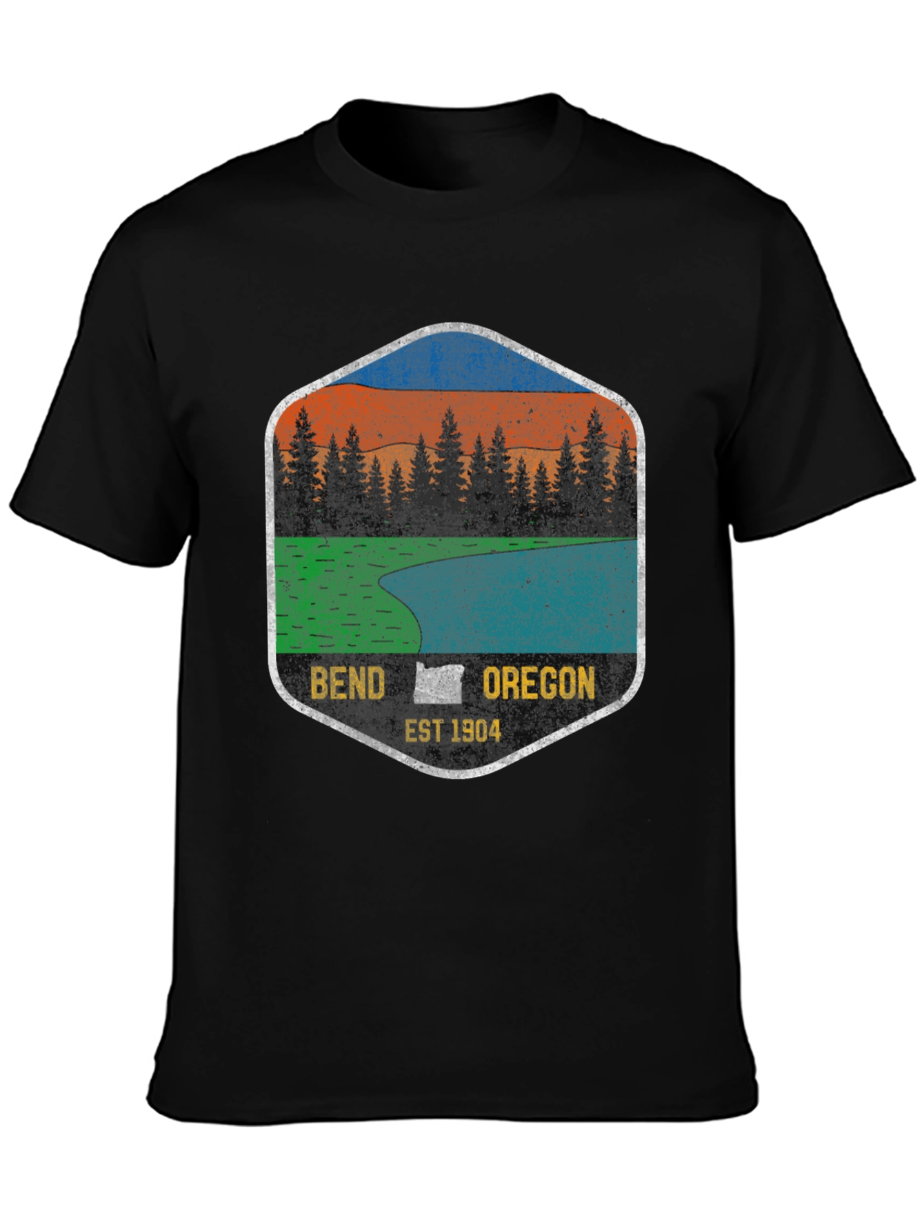Bend Oregon T-Shirt - EST 1904 Retro Graphic Tee