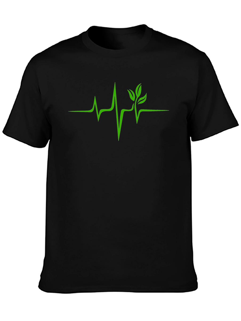 Nature Heartbeat T-Shirt - Green Life Line Tee