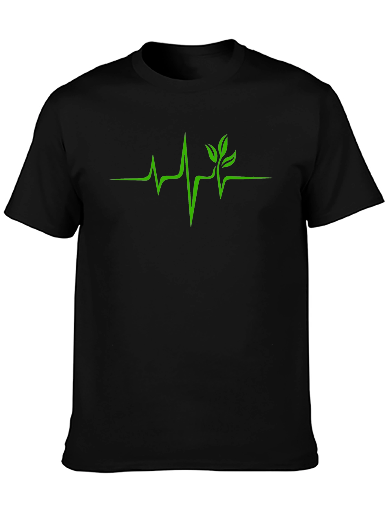 Nature Heartbeat T-Shirt - Green Life Line Tee