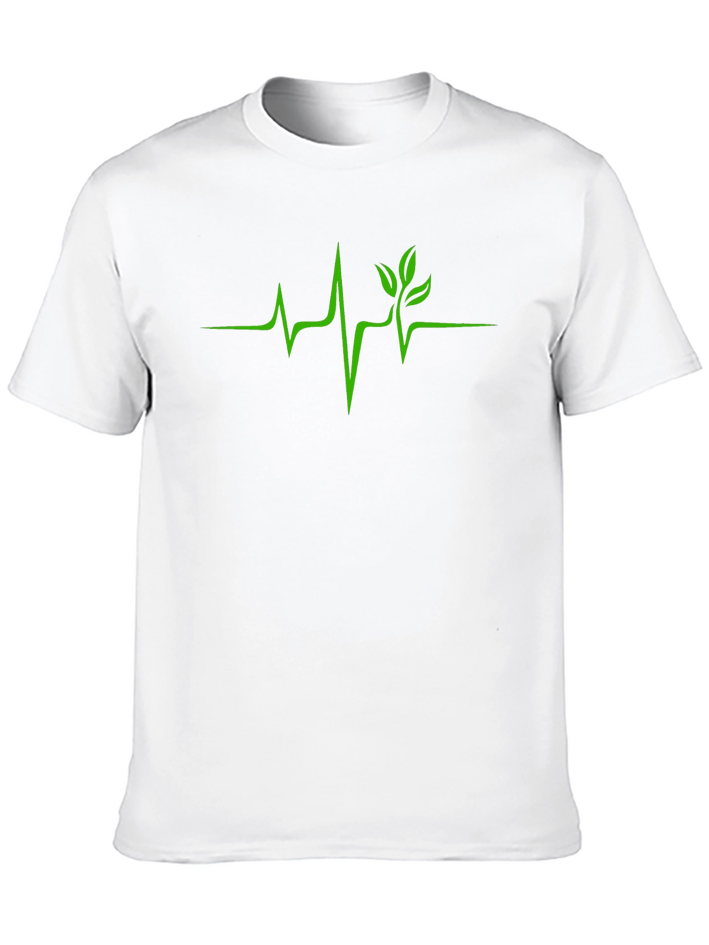 Nature Heartbeat T-Shirt - Green Life Line Tee