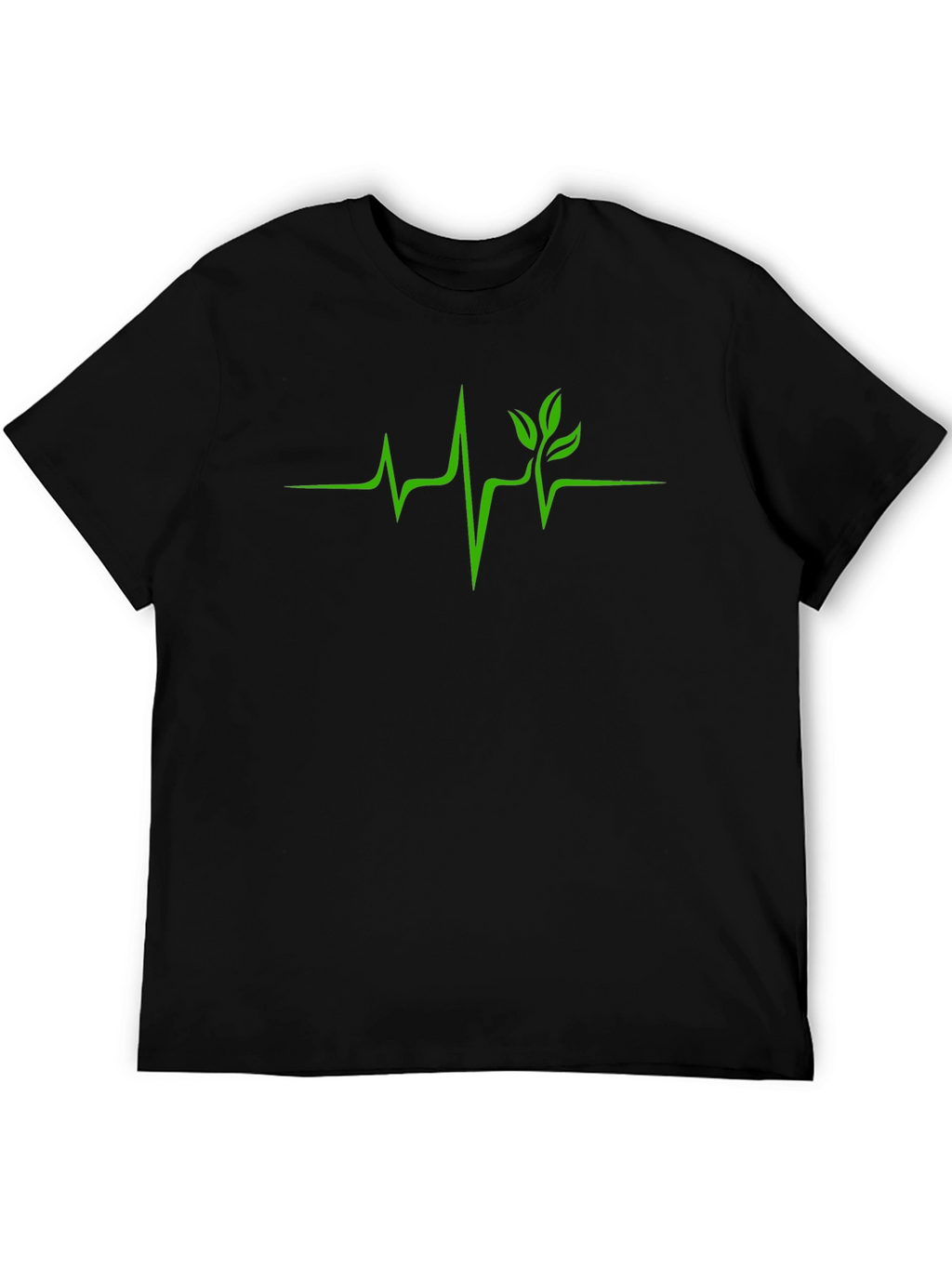 Nature Heartbeat T-Shirt - Green Life Line Tee
