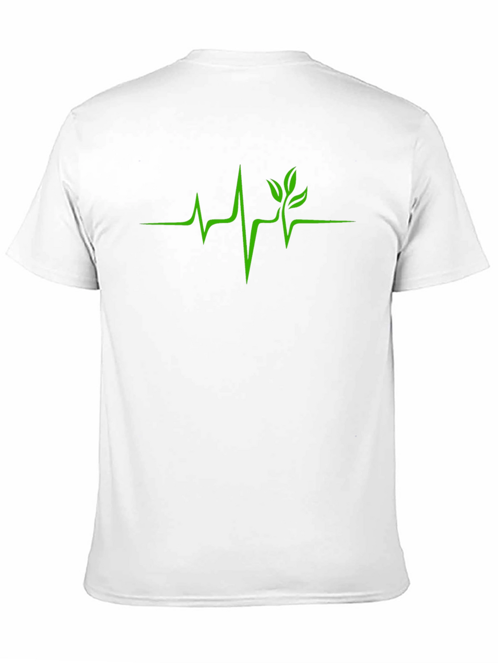 Nature Heartbeat T-Shirt - Green Life Line Tee