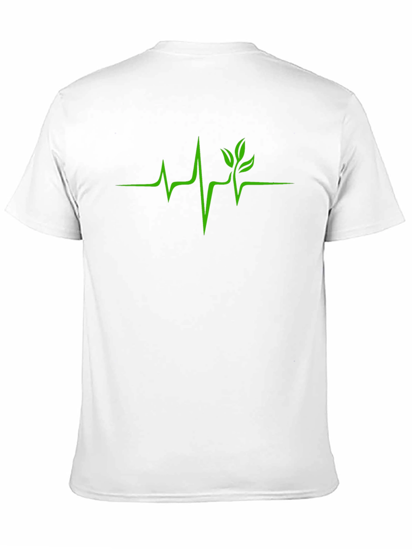 Nature Heartbeat T-Shirt - Green Life Line Tee