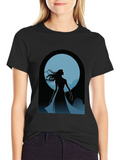 Mystic Woman Silhouette Graphic Tee