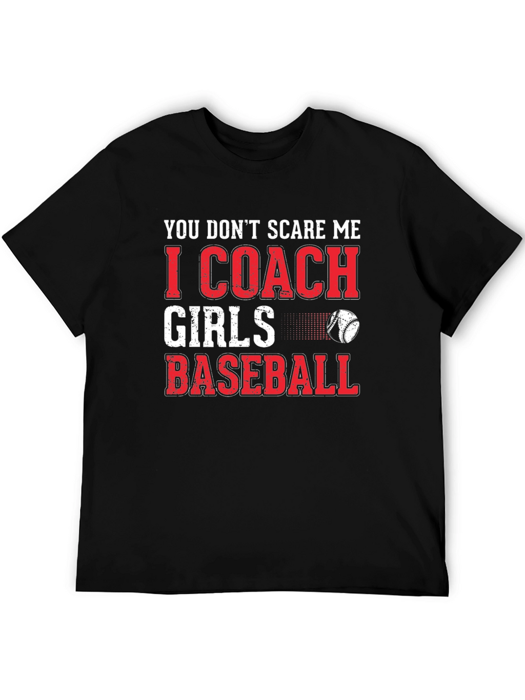 Coach Girls Baseball Graphic T-Shirt