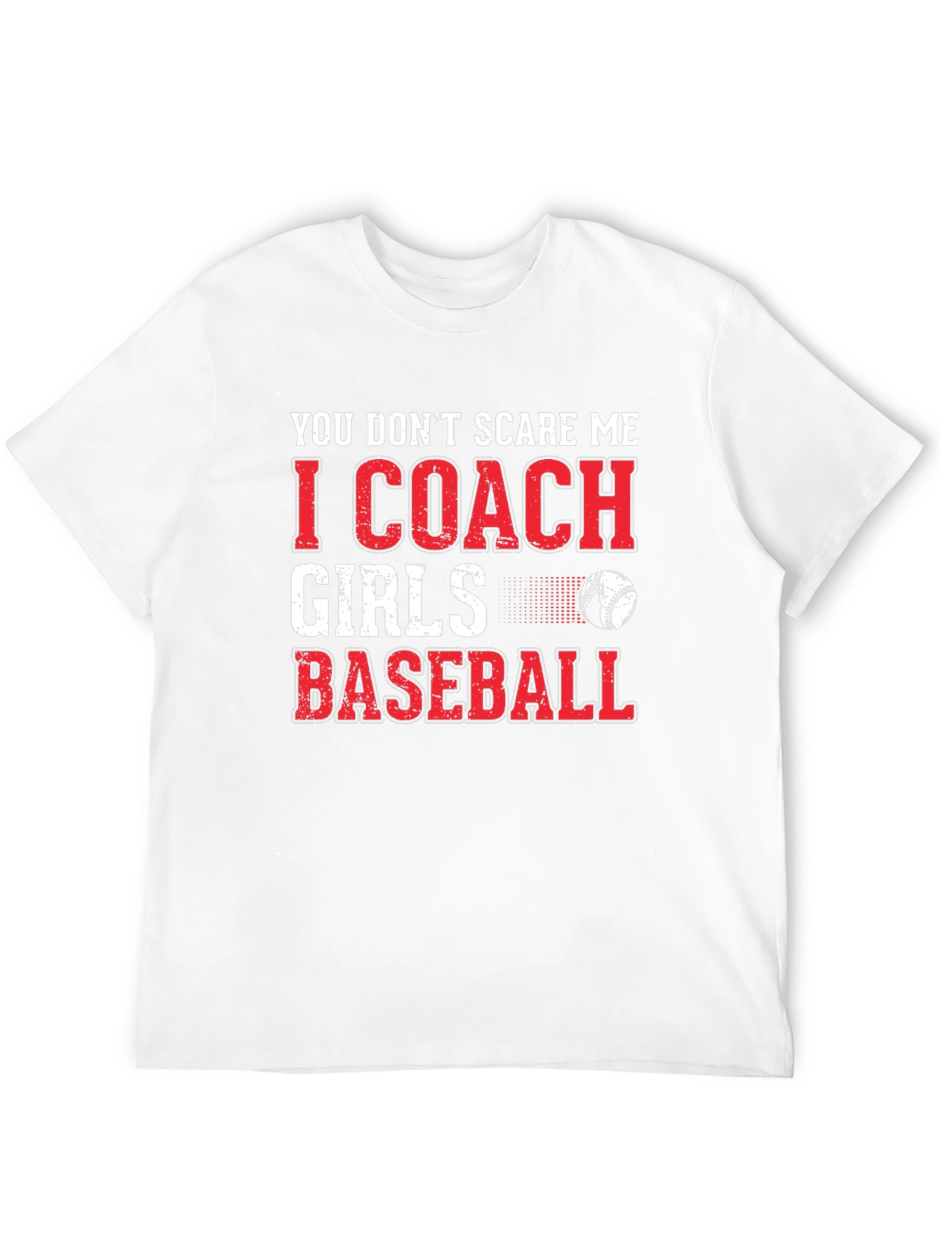 Coach Girls Baseball Graphic T-Shirt