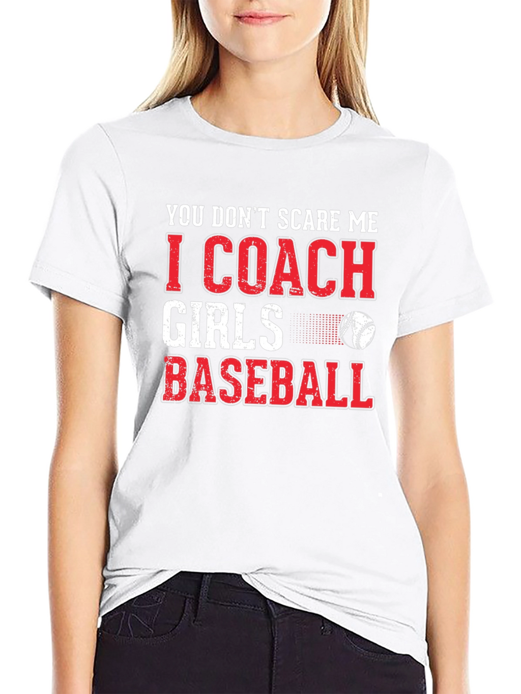 Coach Girls Baseball Graphic T-Shirt