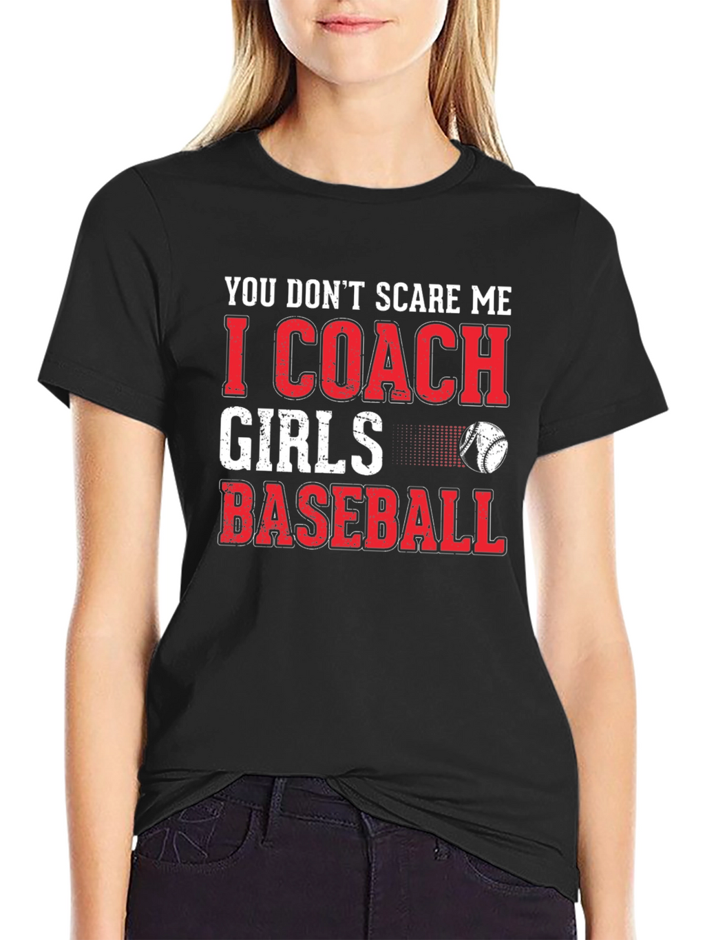 Coach Girls Baseball Graphic T-Shirt
