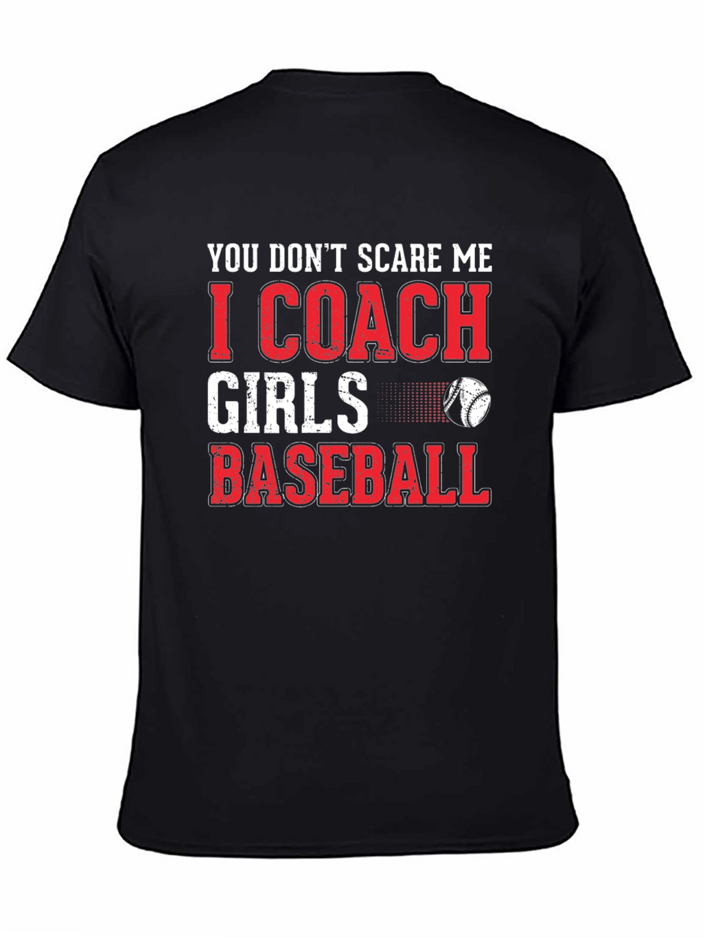 Coach Girls Baseball Graphic T-Shirt