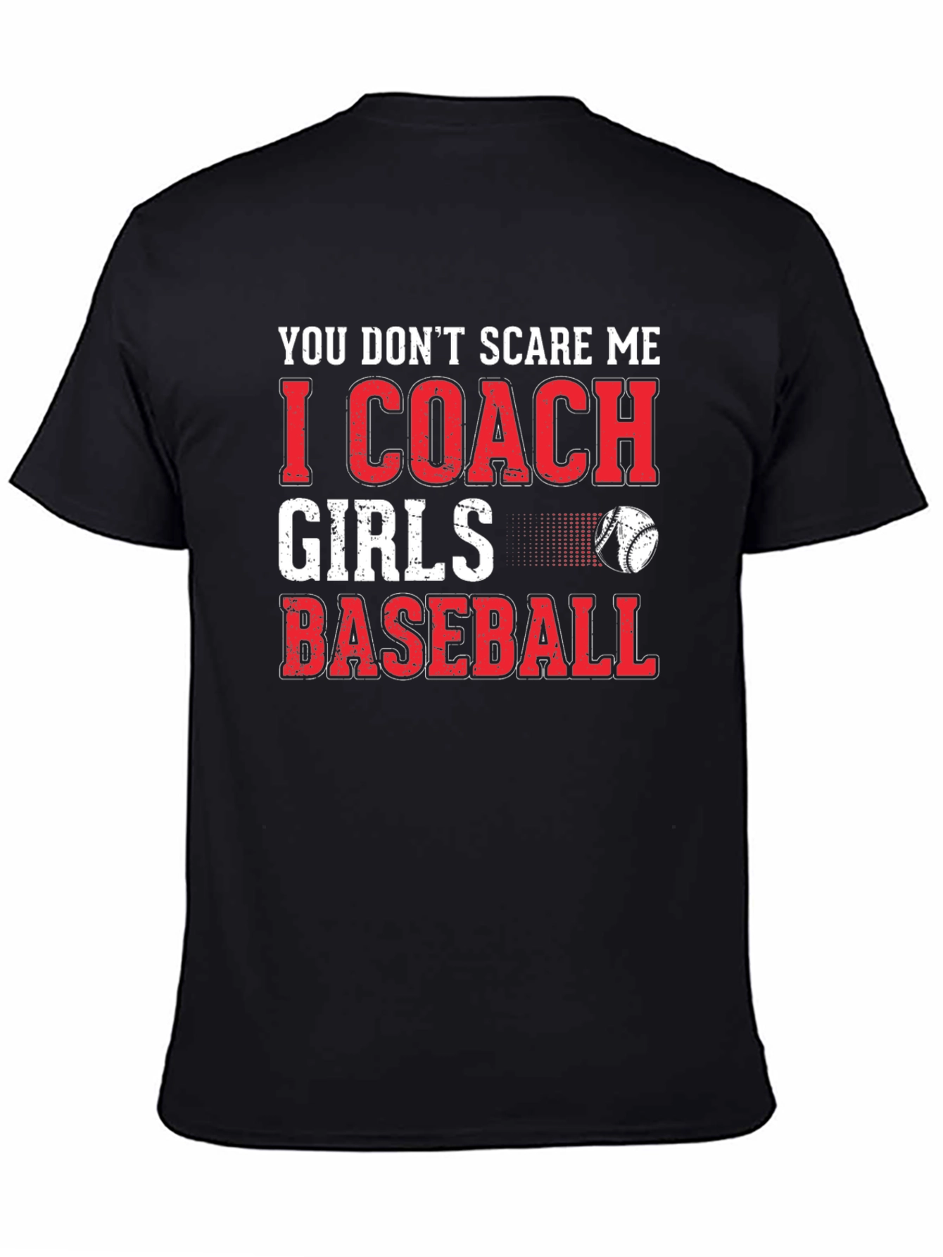 Coach Girls Baseball Graphic T-Shirt