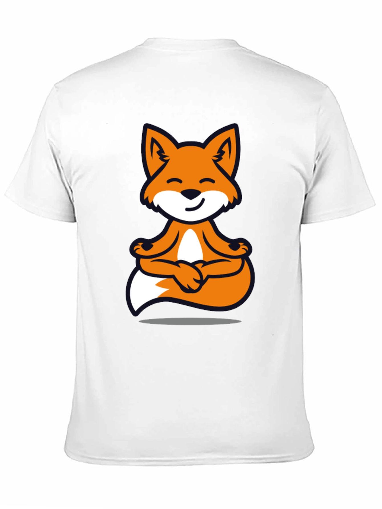 Meditating Fox T-Shirt - Zen Style