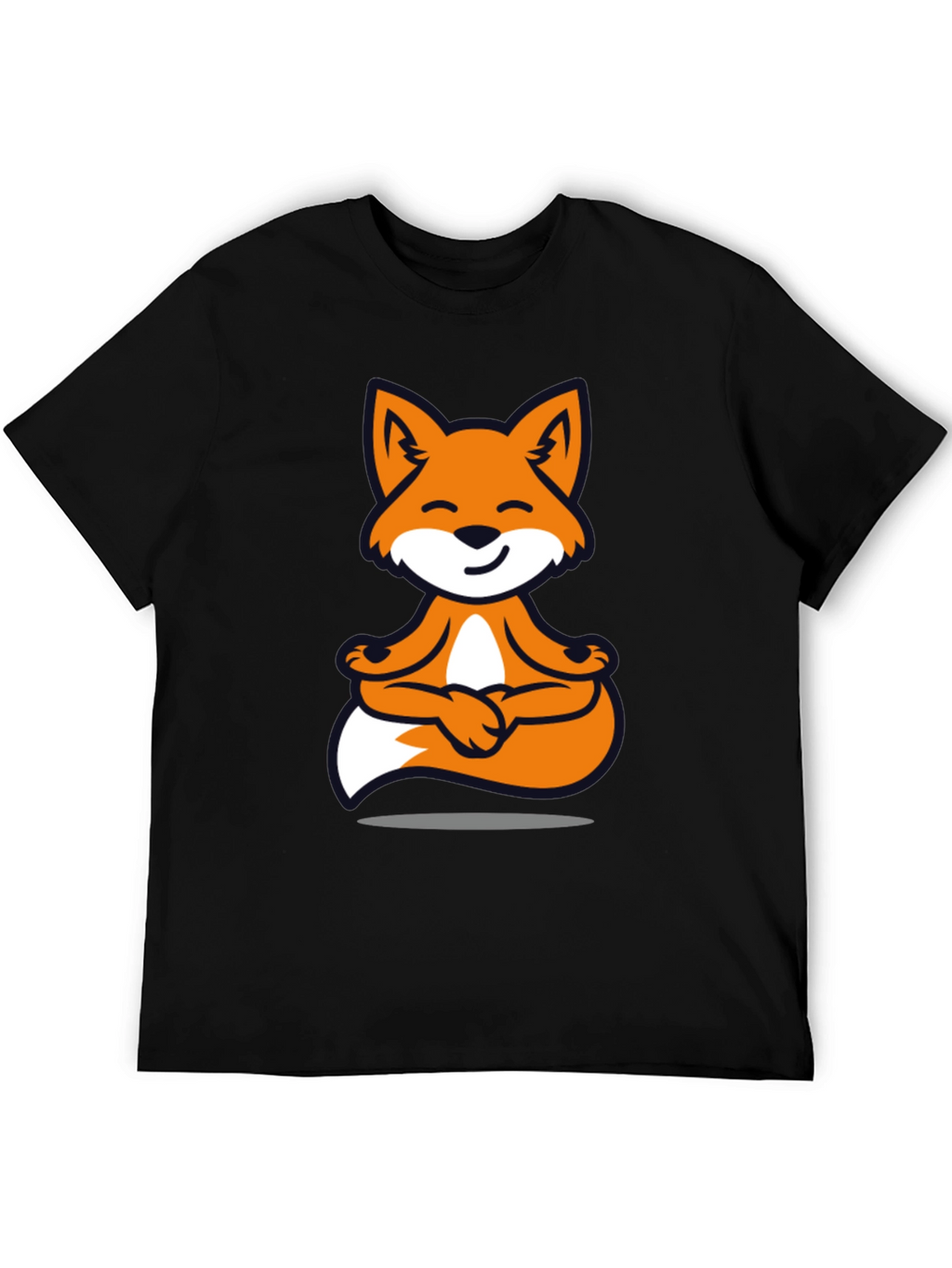 Meditating Fox T-Shirt - Zen Style