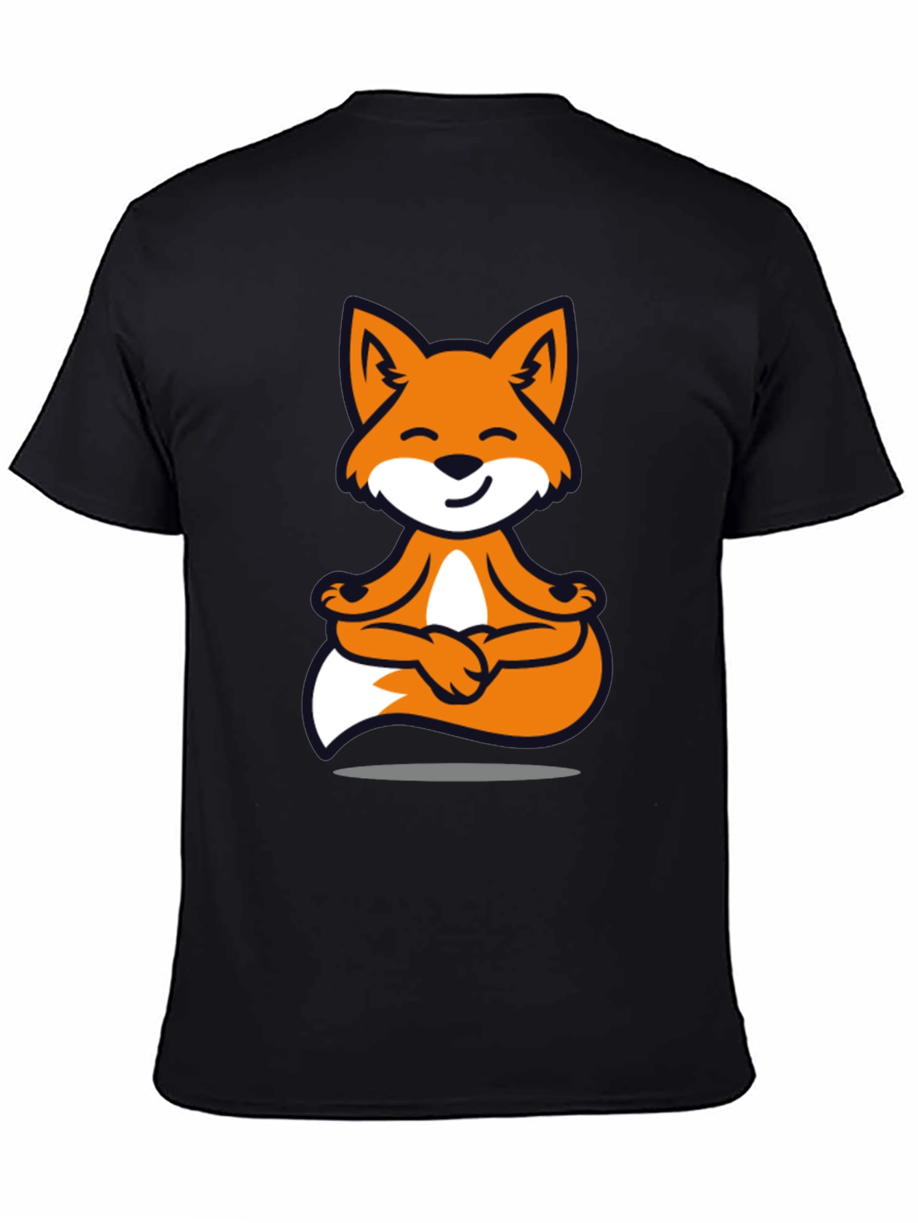 Meditating Fox T-Shirt - Zen Style