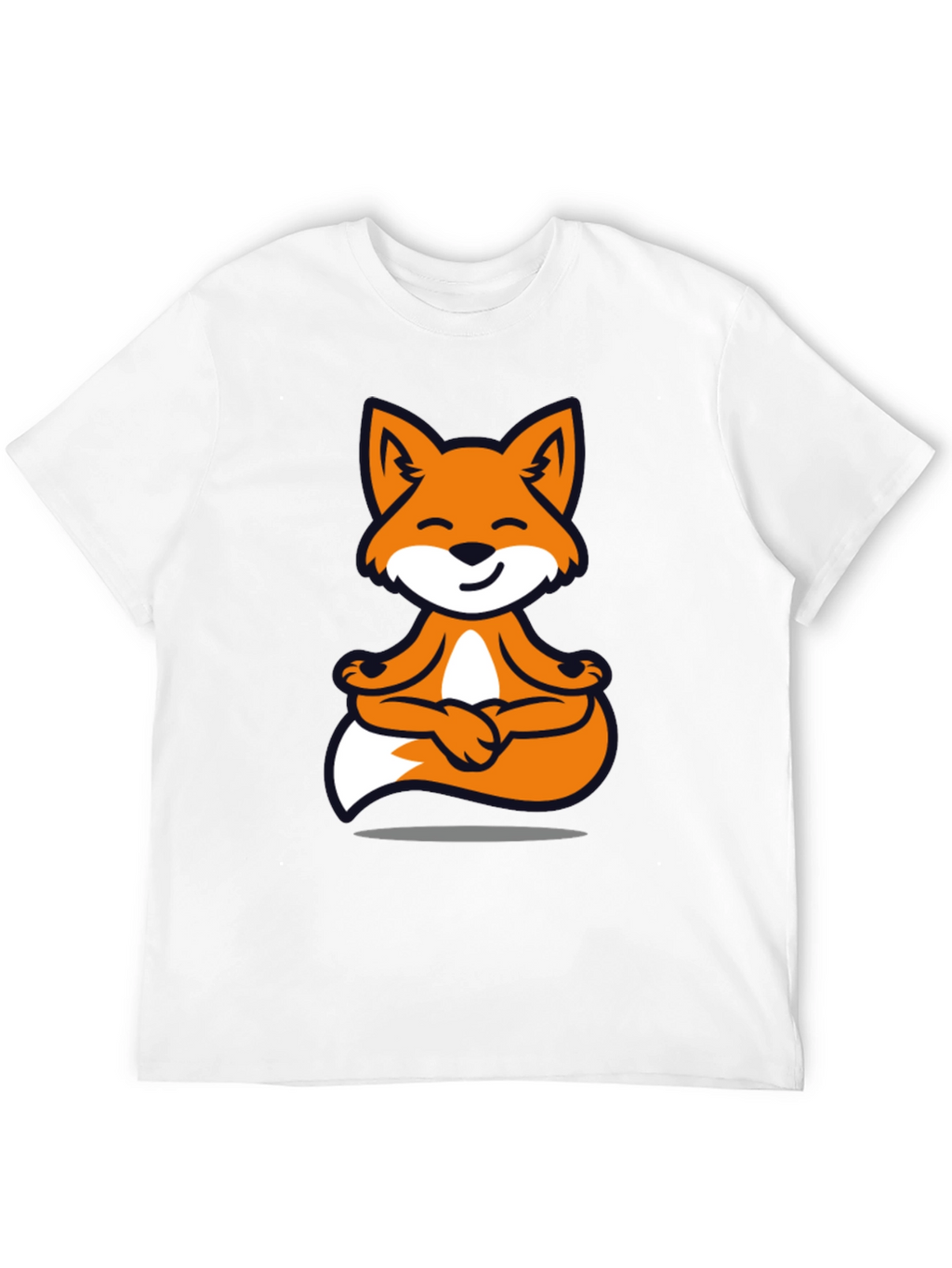 Meditating Fox T-Shirt - Zen Style