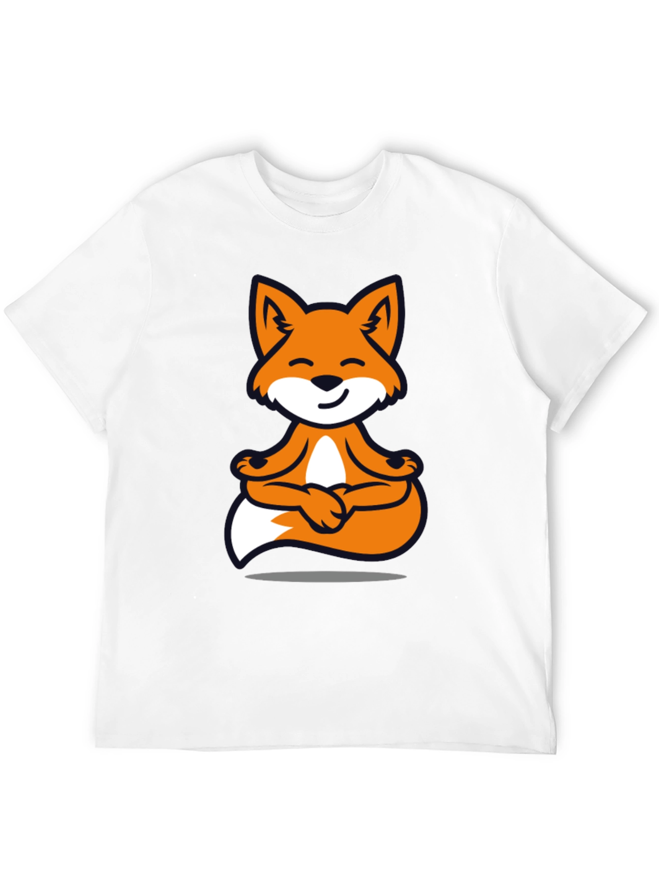 Meditating Fox T-Shirt - Zen Style