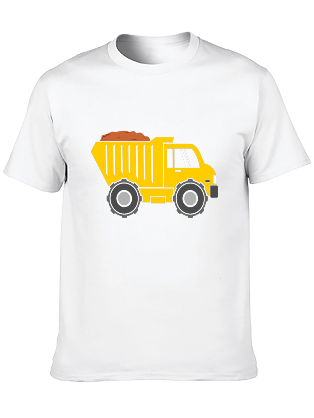 Dump Truck Graphic Tee - Black Cotton Blend