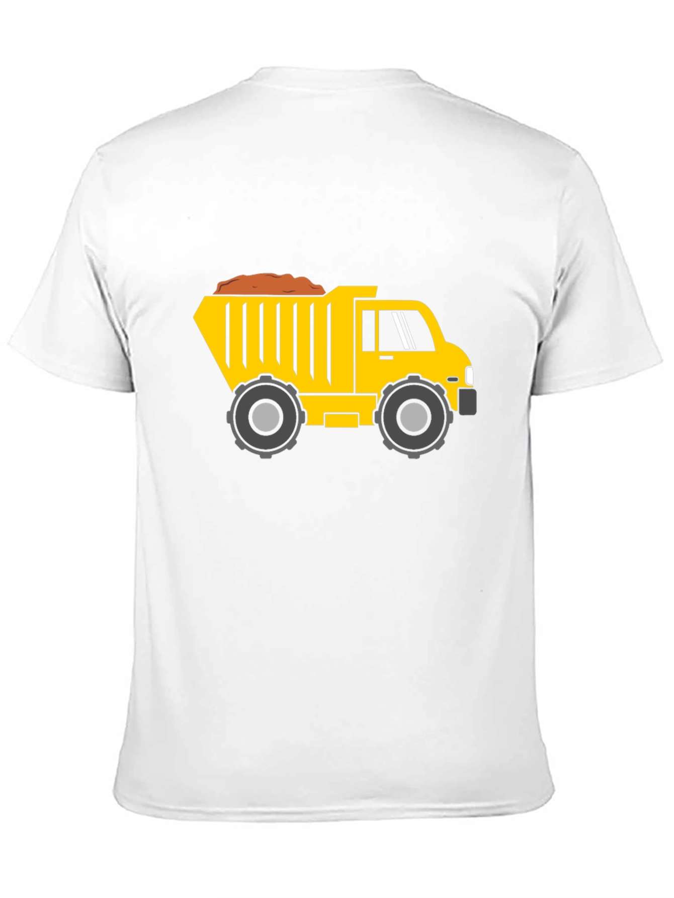 Dump Truck Graphic Tee - Black Cotton Blend